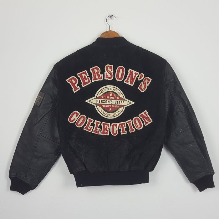 Vintage Vintage PERSON'S COLLECTION Nice Design Versity Jacket | Grailed