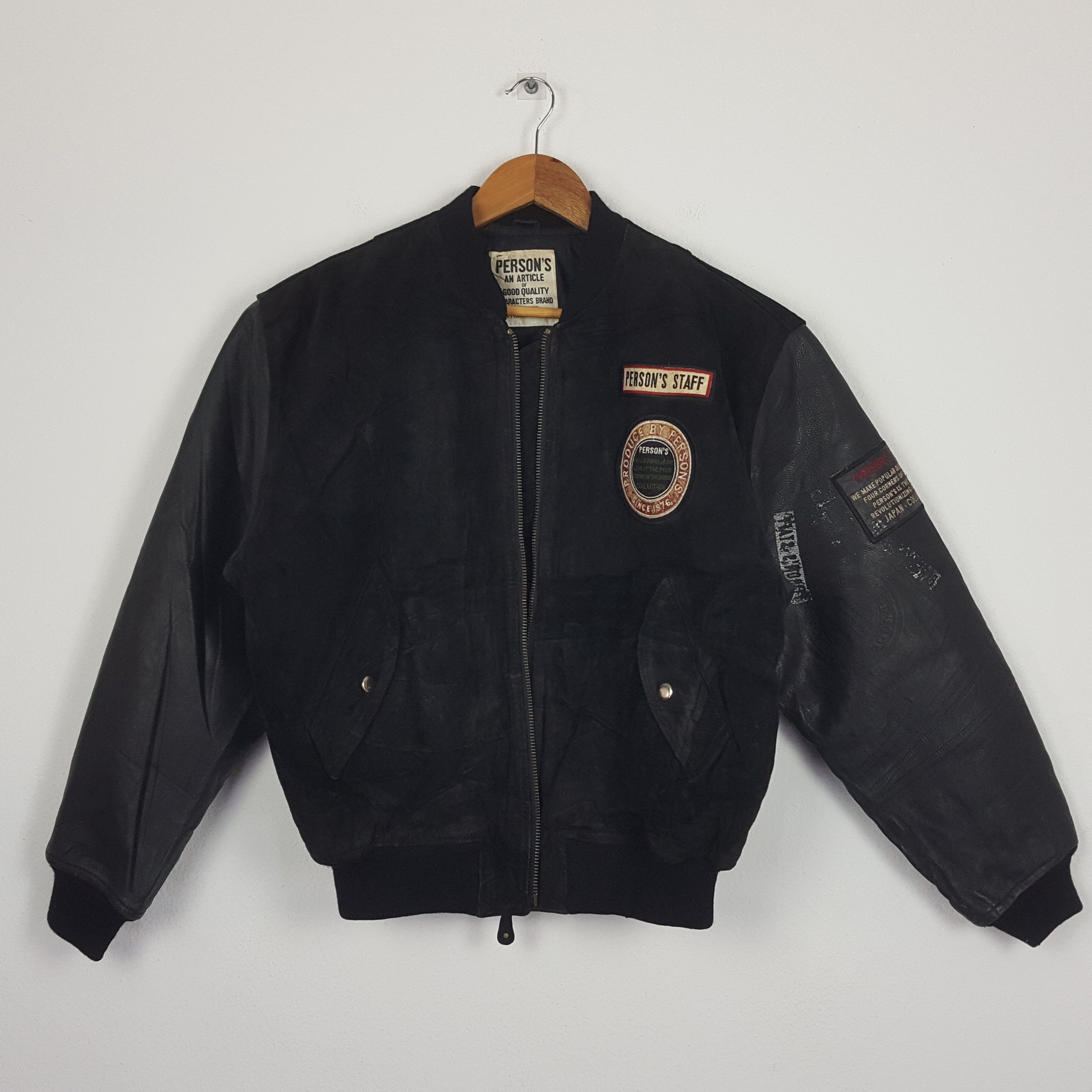 PERSON'S × Vintage Vintage PERSON'S COLLECTION Nice Design Versity Jacket Size US L / EU 52-54 / 3 - 3 Thumbnail