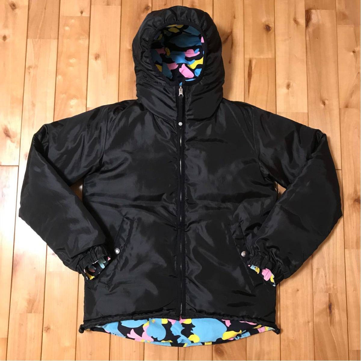 Bape × Nigo 🔥reversible🔥 BAPE cotton candy camo down jacket multi camo Size M / US 6-8 / IT 42-44 - 6 Thumbnail
