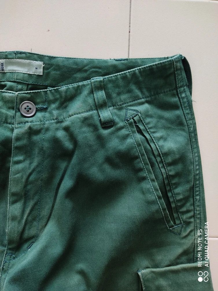 Global Work × Japanese Brand Global Work Green Multipocket Utility Cargo Pant Size US 32 / EU 48 - 8 Thumbnail