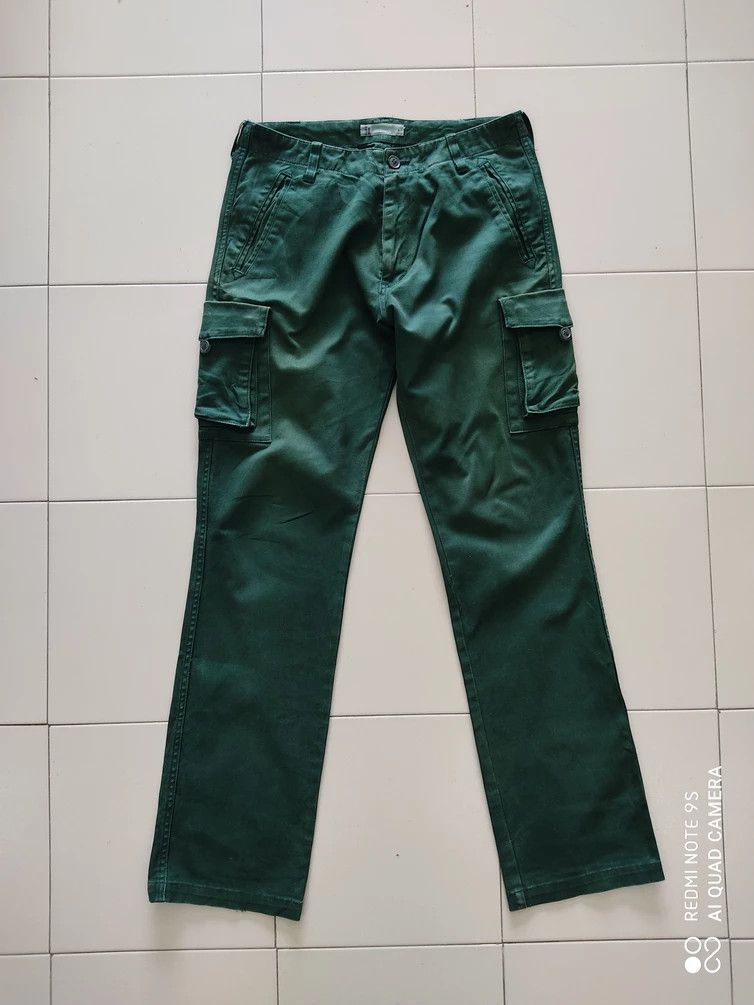 Global Work × Japanese Brand Global Work Green Multipocket Utility Cargo Pant Size US 32 / EU 48 - 1 Thumbnail