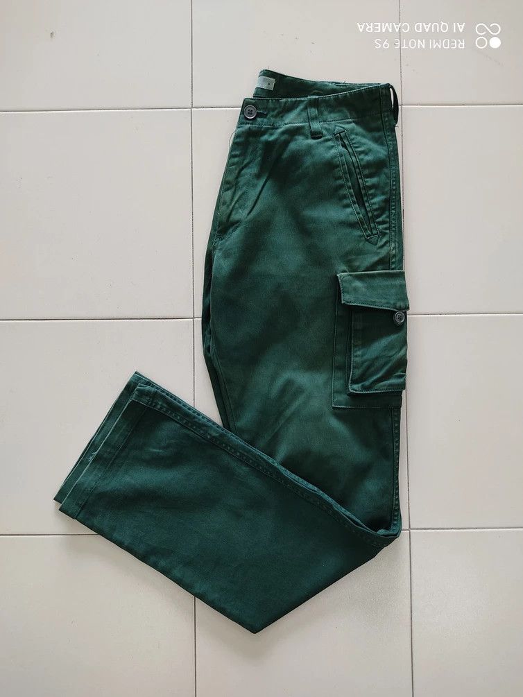 Global Work × Japanese Brand Global Work Green Multipocket Utility Cargo Pant Size US 32 / EU 48 - 3 Thumbnail