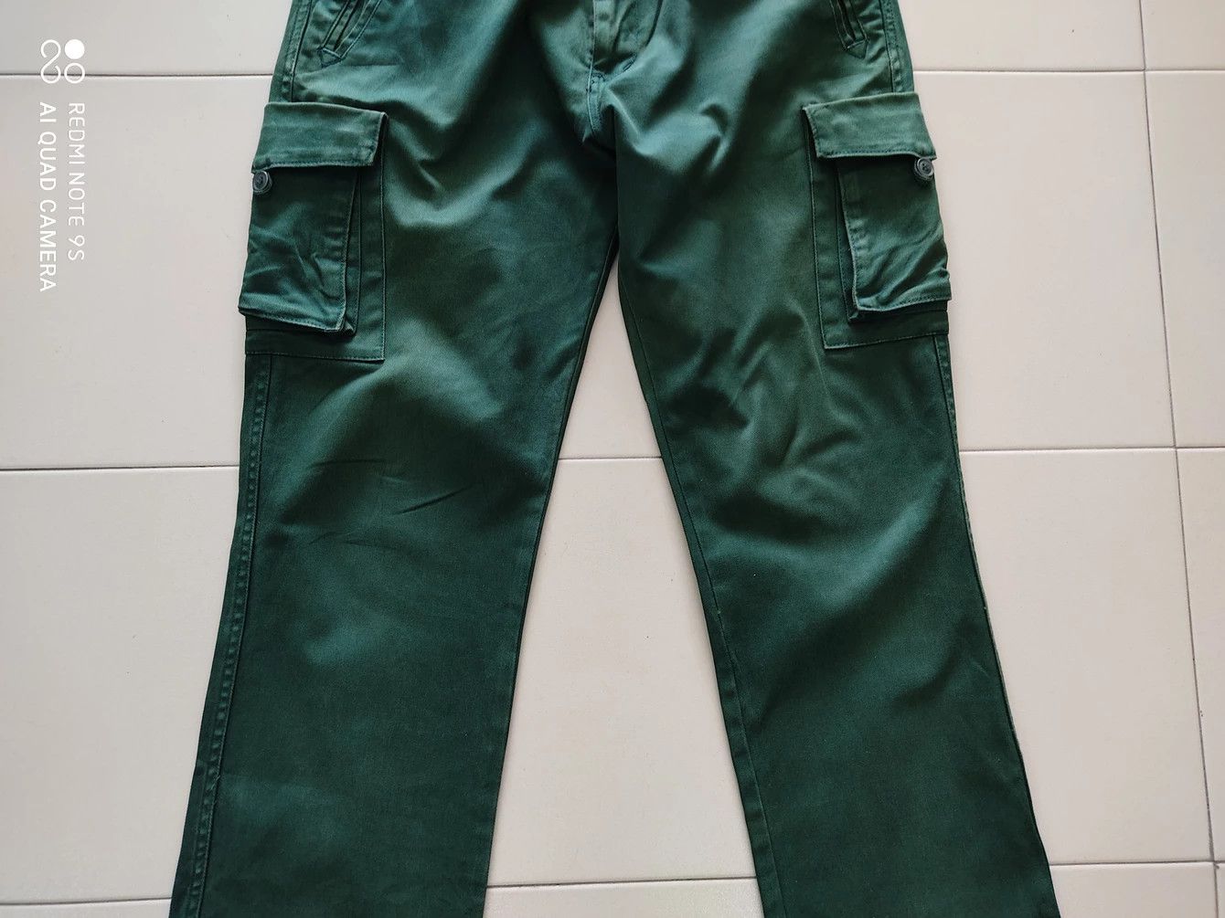 Global Work × Japanese Brand Global Work Green Multipocket Utility Cargo Pant Size US 32 / EU 48 - 5 Thumbnail