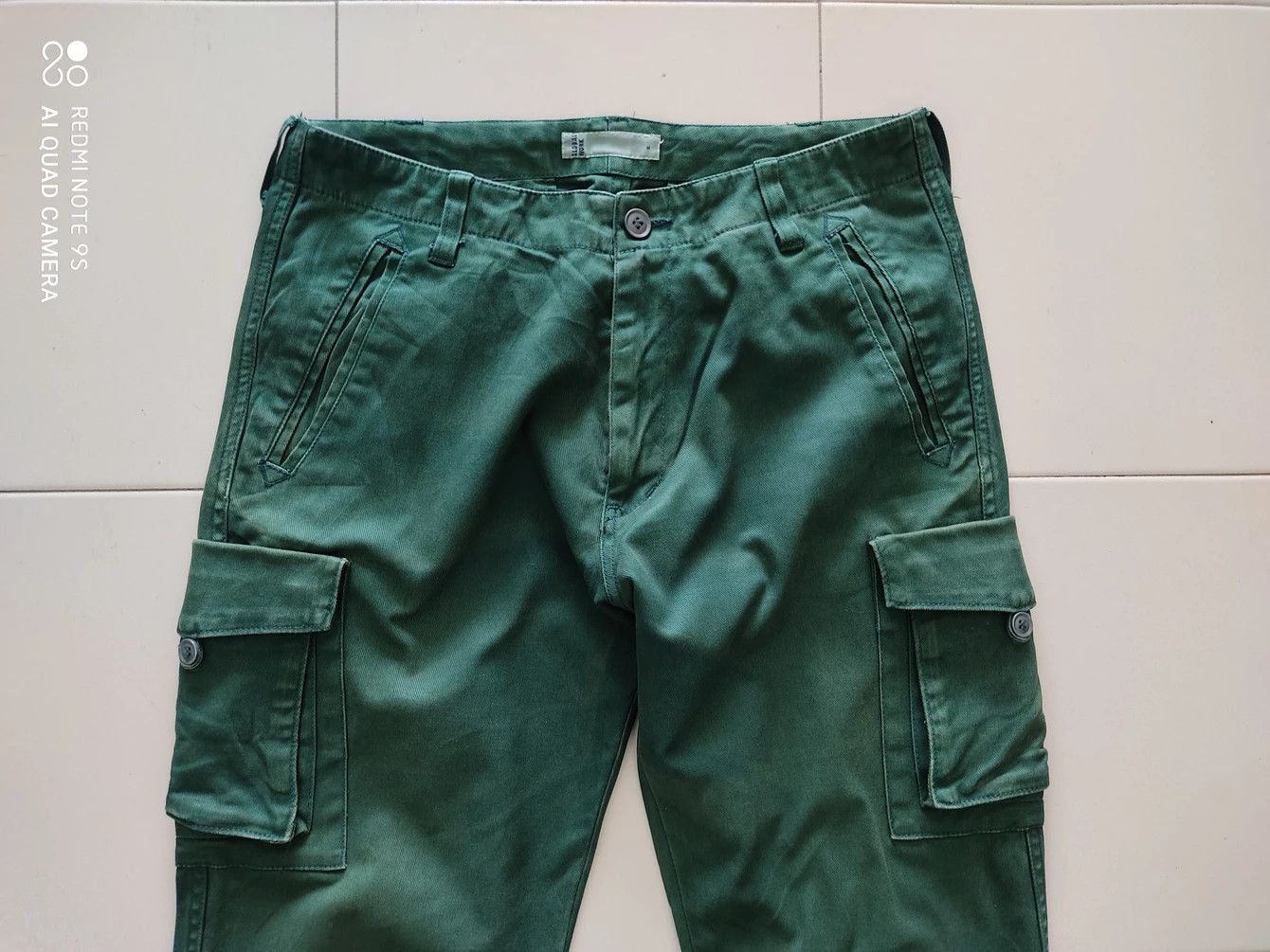Global Work × Japanese Brand Global Work Green Multipocket Utility Cargo Pant Size US 32 / EU 48 - 4 Thumbnail
