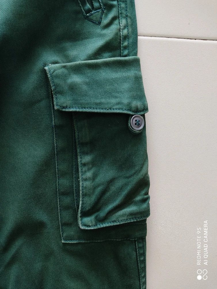 Global Work × Japanese Brand Global Work Green Multipocket Utility Cargo Pant Size US 32 / EU 48 - 10 Thumbnail