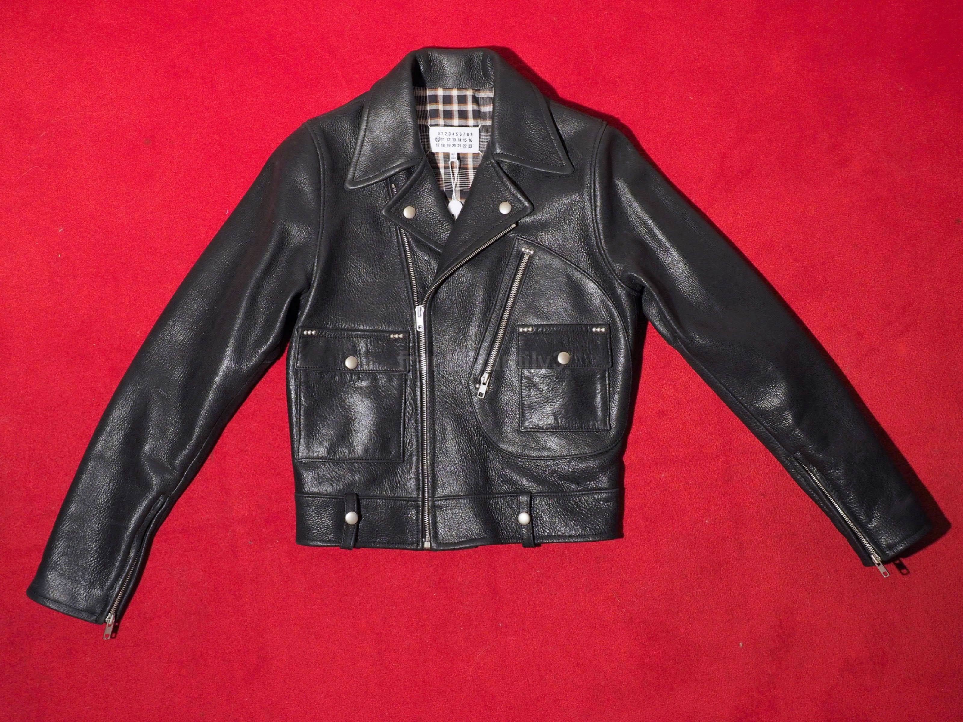 Maison Margiela Margiela jacket Zip archive biker chiodo leather perfecto Size US S / EU 44-46 / 1 - 17 Thumbnail