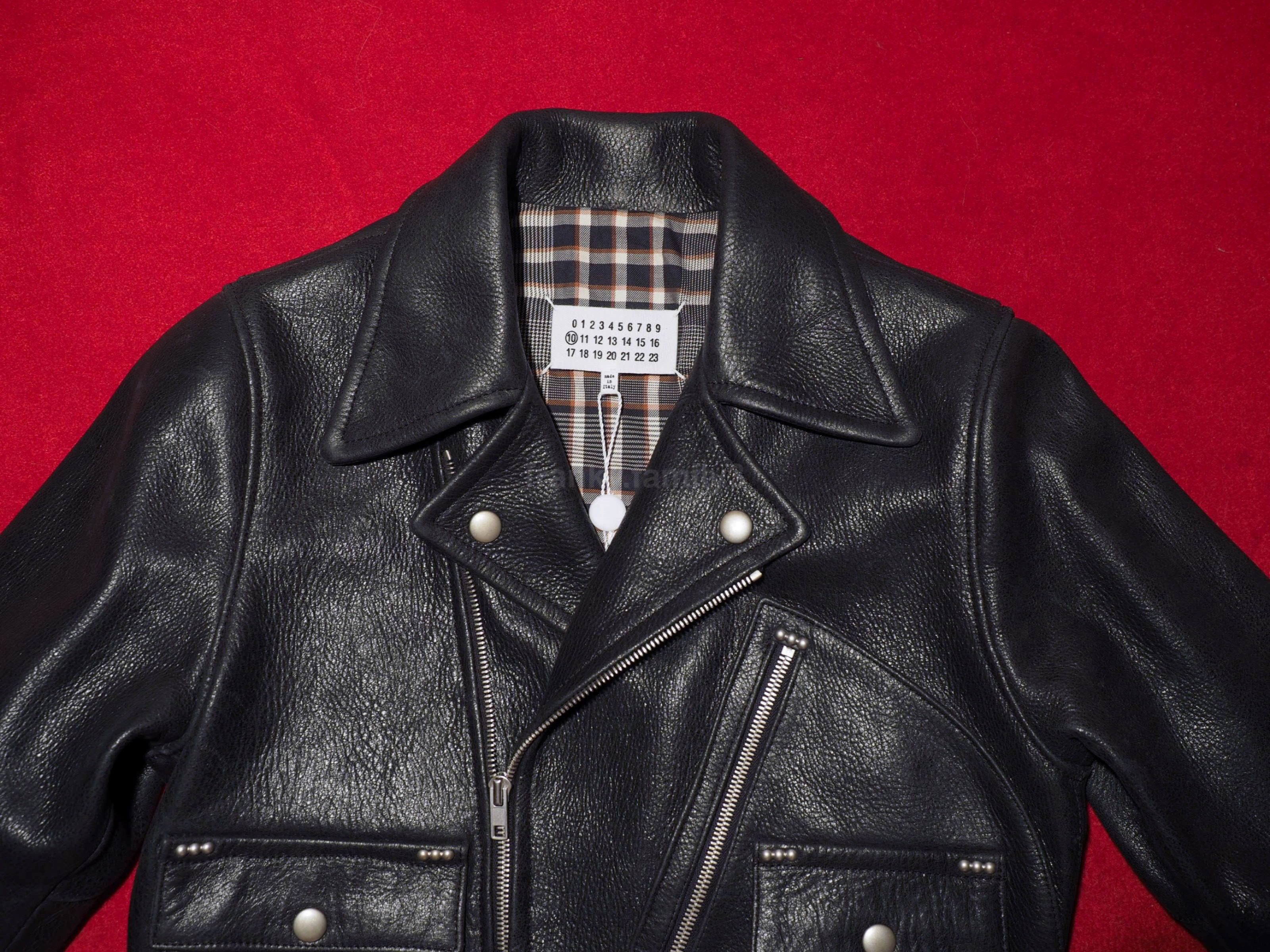 Maison Margiela Margiela jacket Zip archive biker chiodo leather perfecto Size US S / EU 44-46 / 1 - 19 Thumbnail