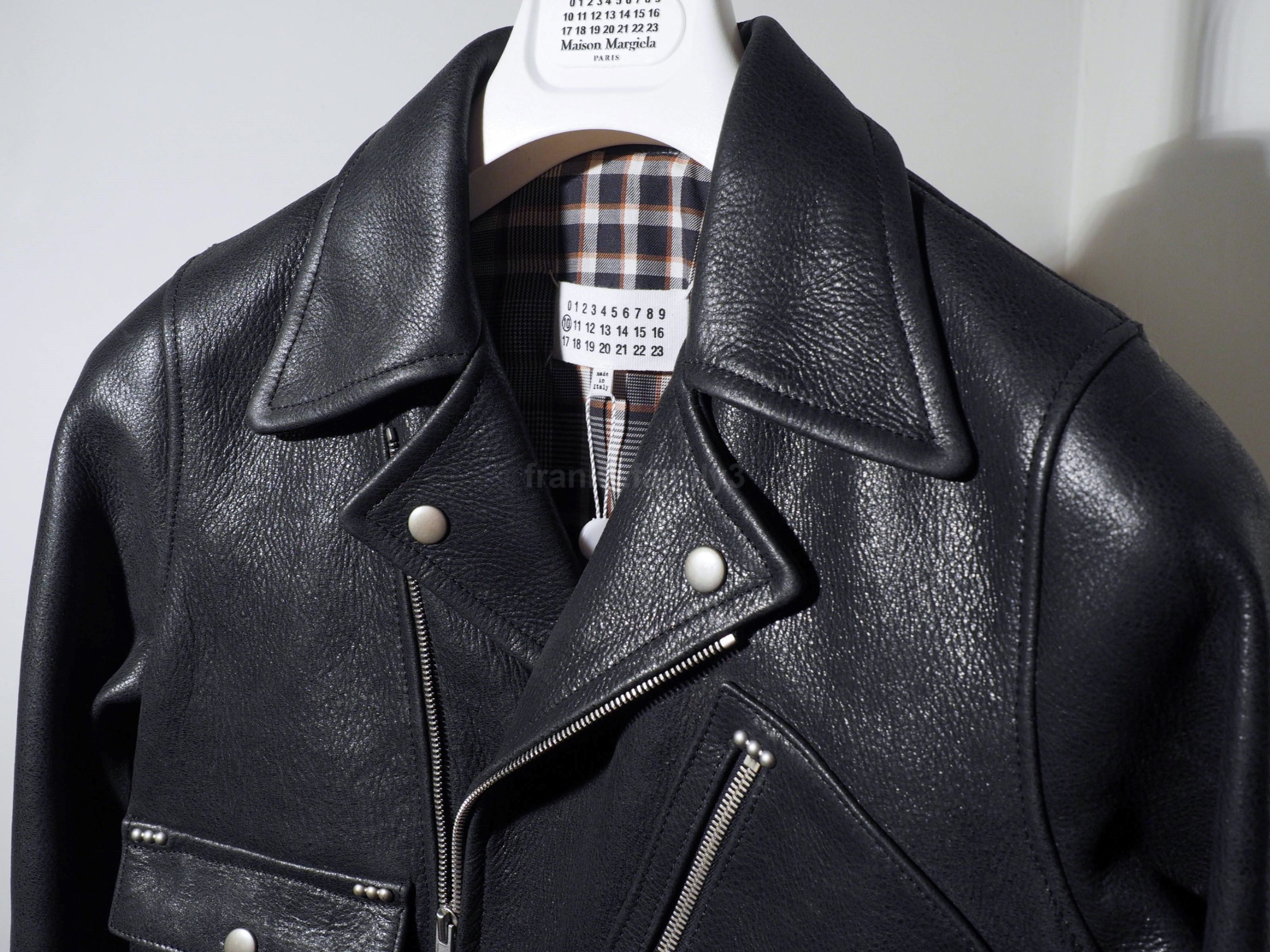 Maison Margiela Margiela jacket Zip archive biker chiodo leather perfecto Size US S / EU 44-46 / 1 - 4 Thumbnail