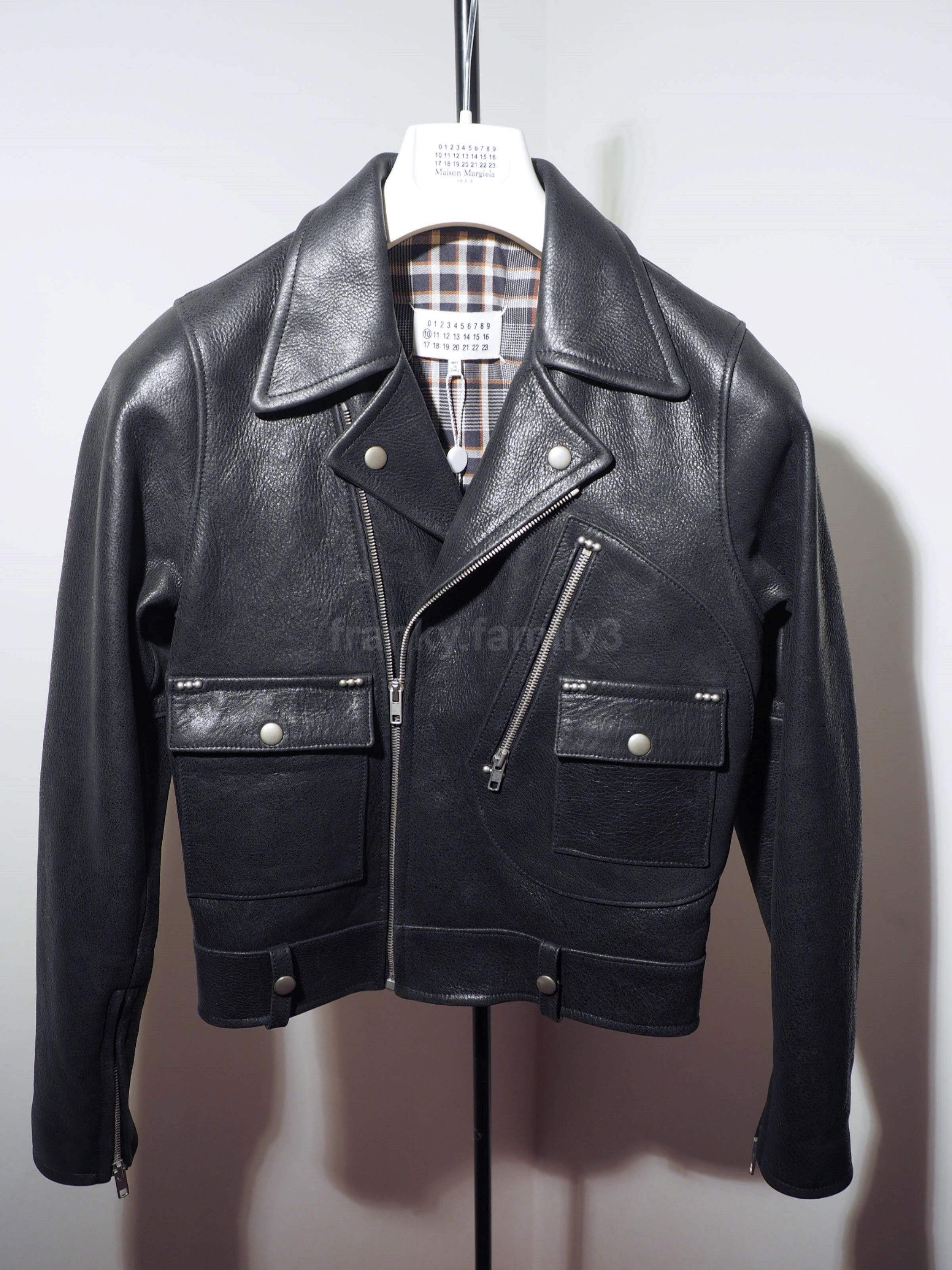 Maison Margiela Margiela jacket Zip archive biker chiodo leather perfecto Size US S / EU 44-46 / 1 - 2 Thumbnail