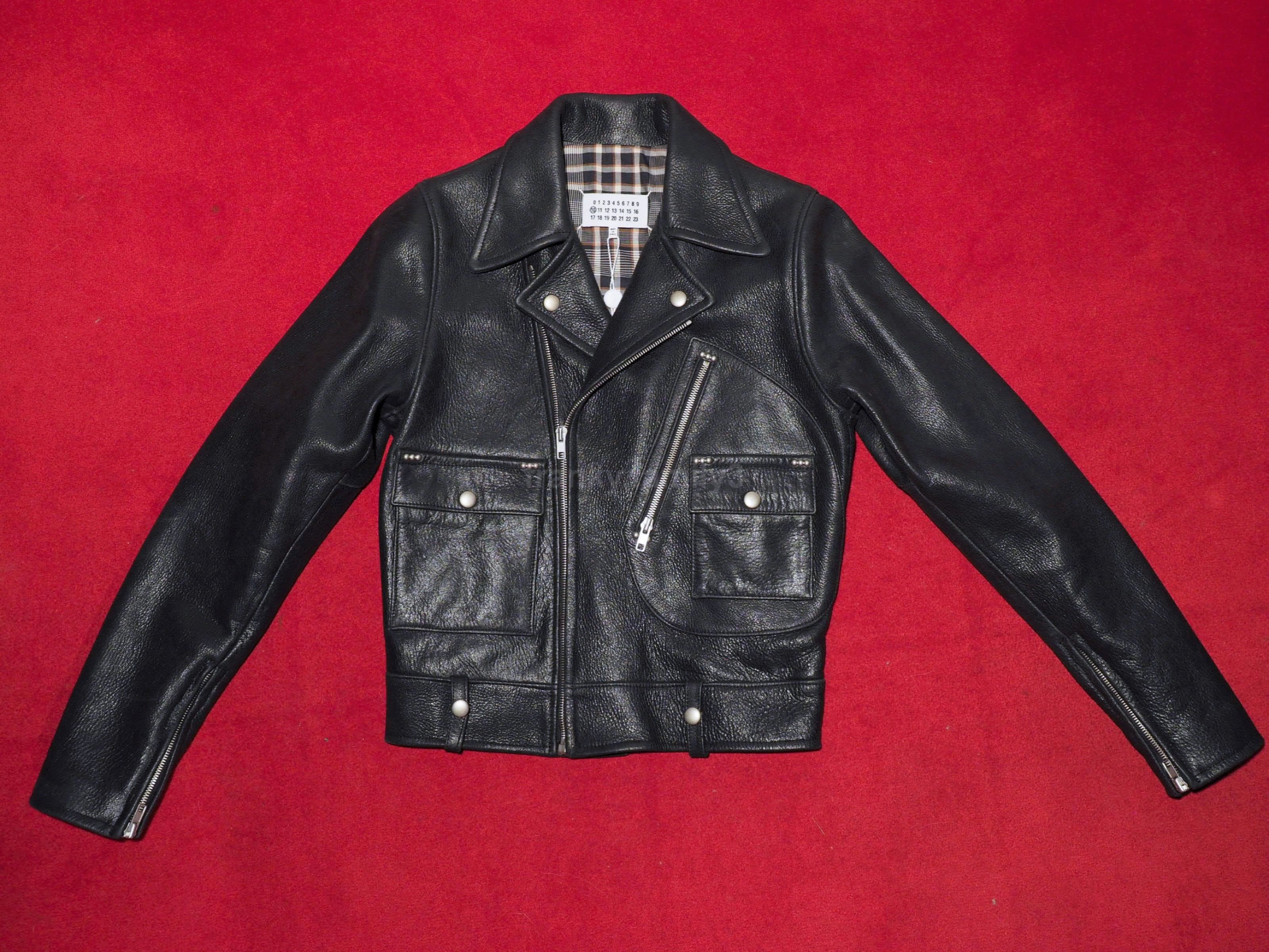 Maison Margiela Margiela jacket Zip archive biker chiodo leather perfecto Size US S / EU 44-46 / 1 - 16 Thumbnail