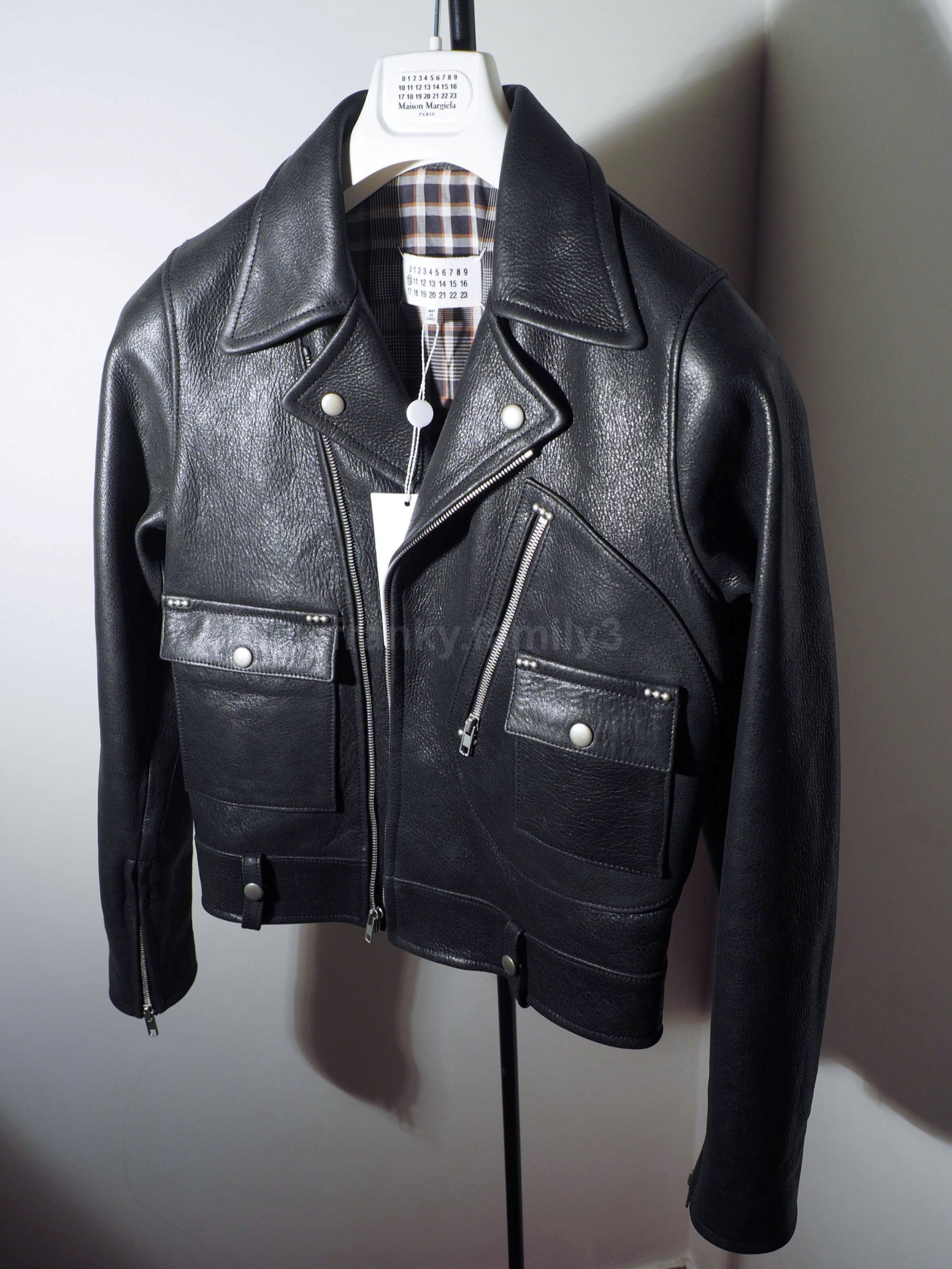 Maison Margiela Margiela jacket Zip archive biker chiodo leather perfecto Size US S / EU 44-46 / 1 - 8 Thumbnail
