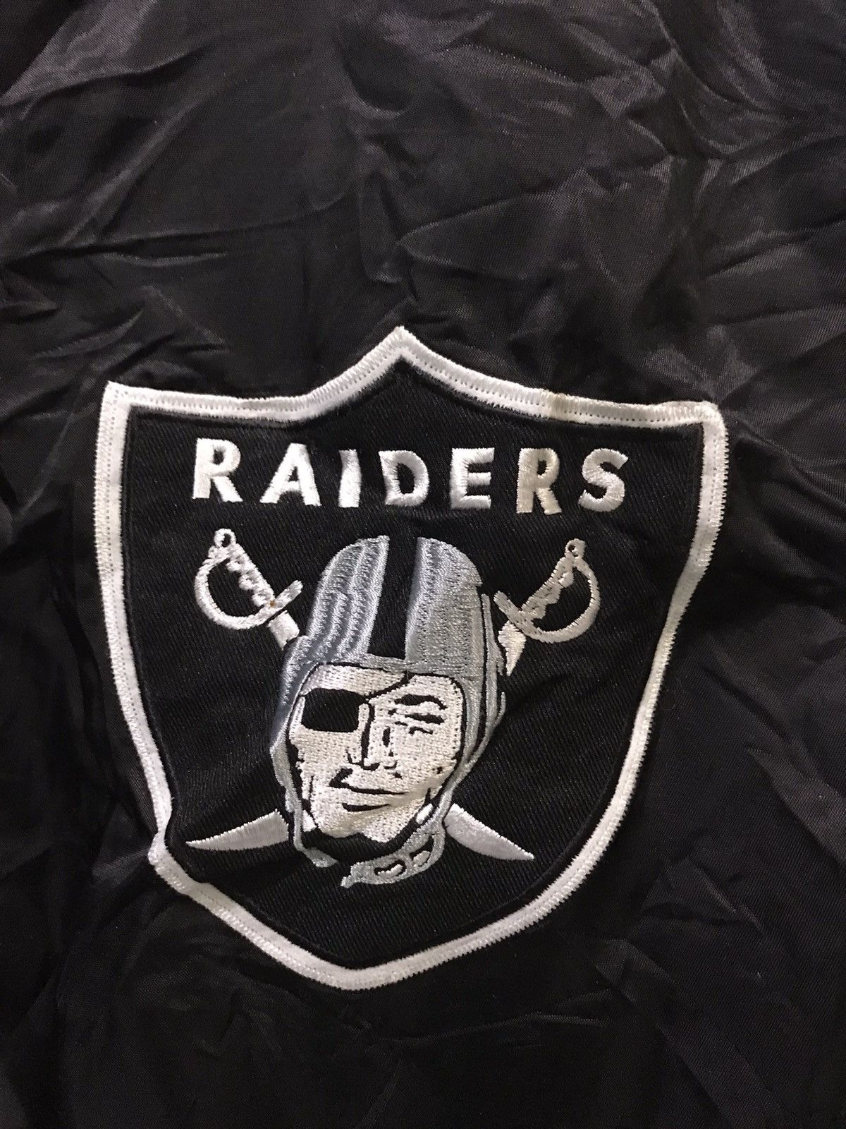 NFL RAIDERS NFL Nylon Varsity Jacket Size US XL / EU 56 / 4 - 7 Thumbnail