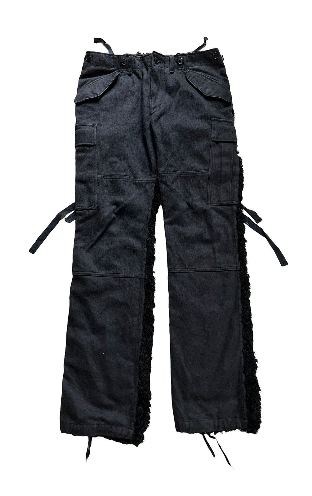 Maison MIHARA YASUHIRO Hybrid Faux Fur Fleece Cargos Size US 32 / EU 48 - 3 Thumbnail