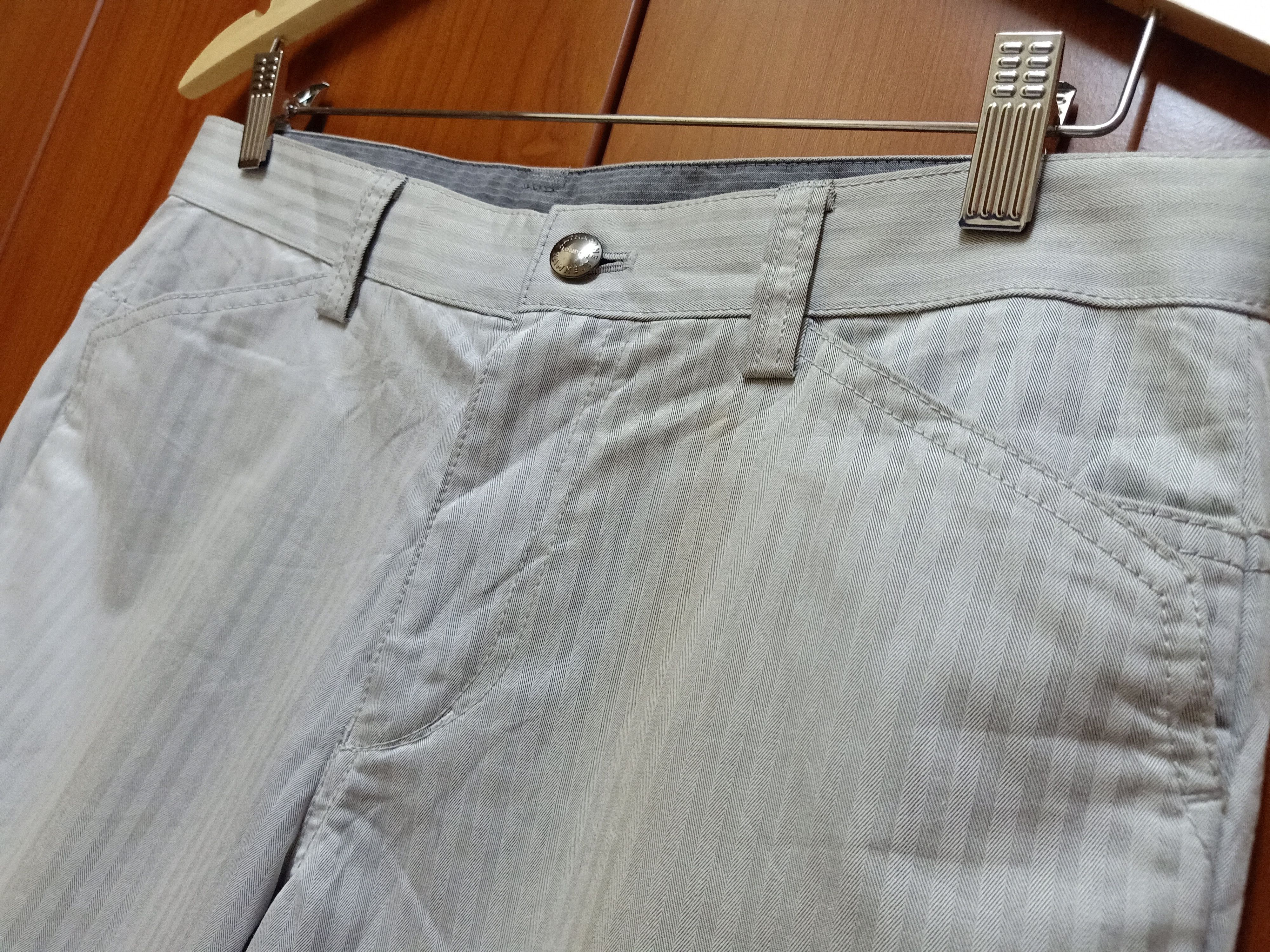 Katharine Hamnett London KATHARINE HAMNETT London Lite Gray Striped Pants Size US 32 / EU 48 - 5 Thumbnail