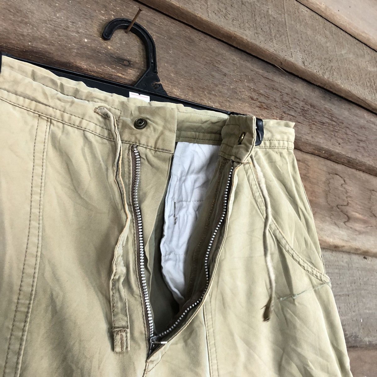 Japanese Brand Tabloid News Cream Multipocket Cargo Pants#c1009 Size US 30 / EU 46 - 7 Thumbnail