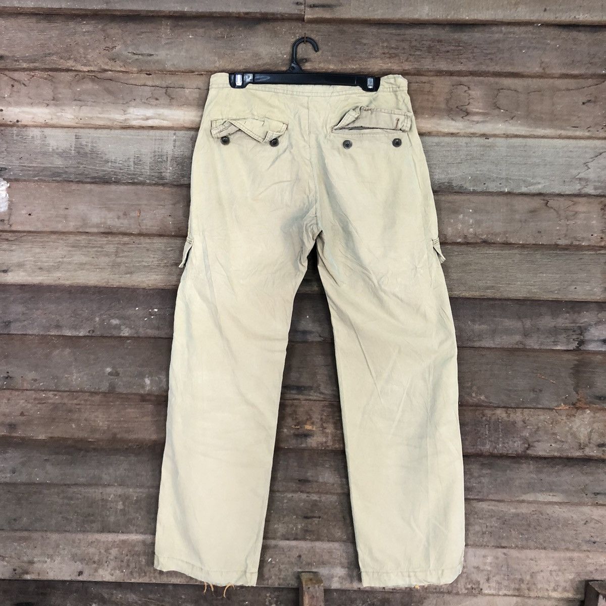 Japanese Brand Tabloid News Cream Multipocket Cargo Pants#c1009 Size US 30 / EU 46 - 8 Thumbnail