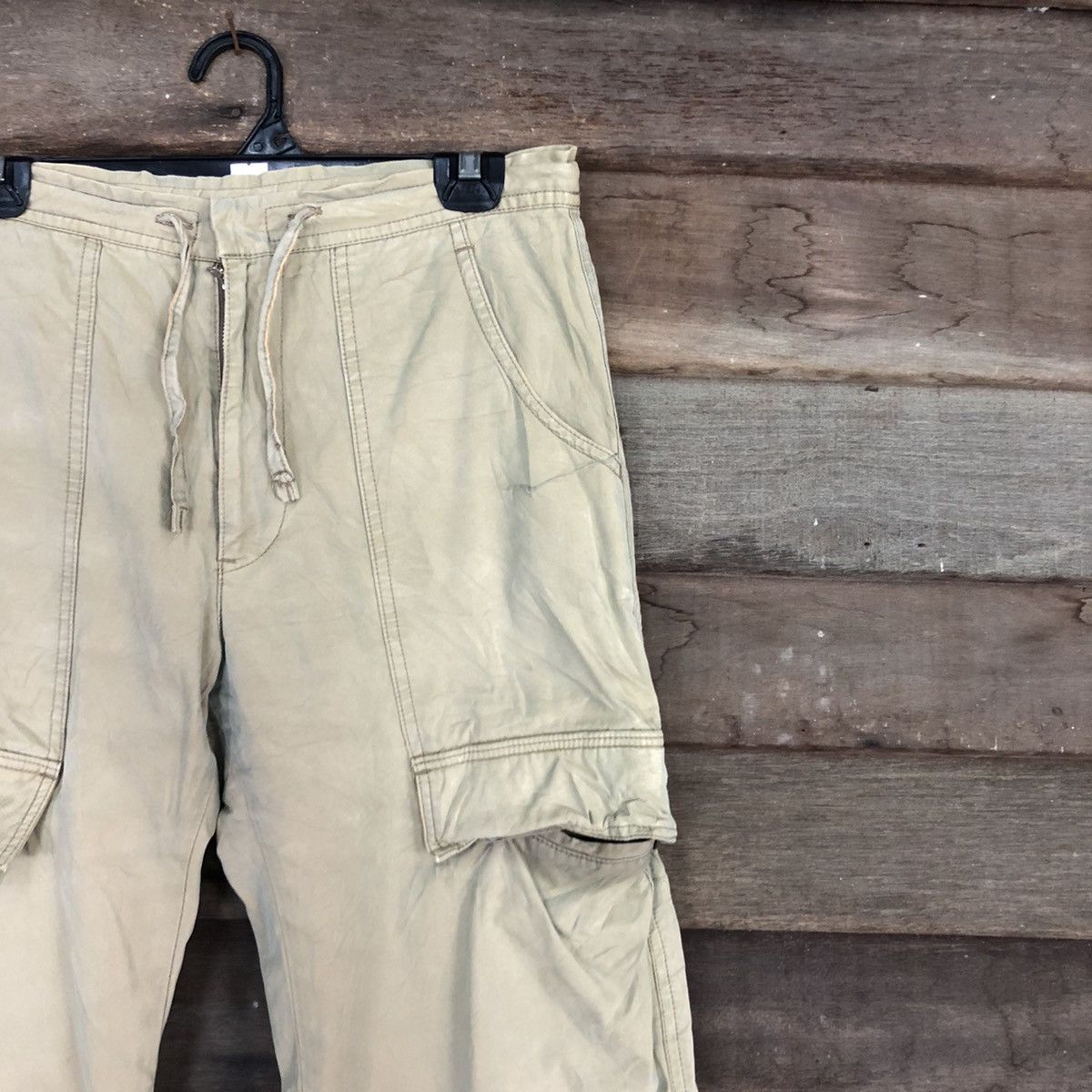 Japanese Brand Tabloid News Cream Multipocket Cargo Pants#c1009 Size US 30 / EU 46 - 5 Thumbnail