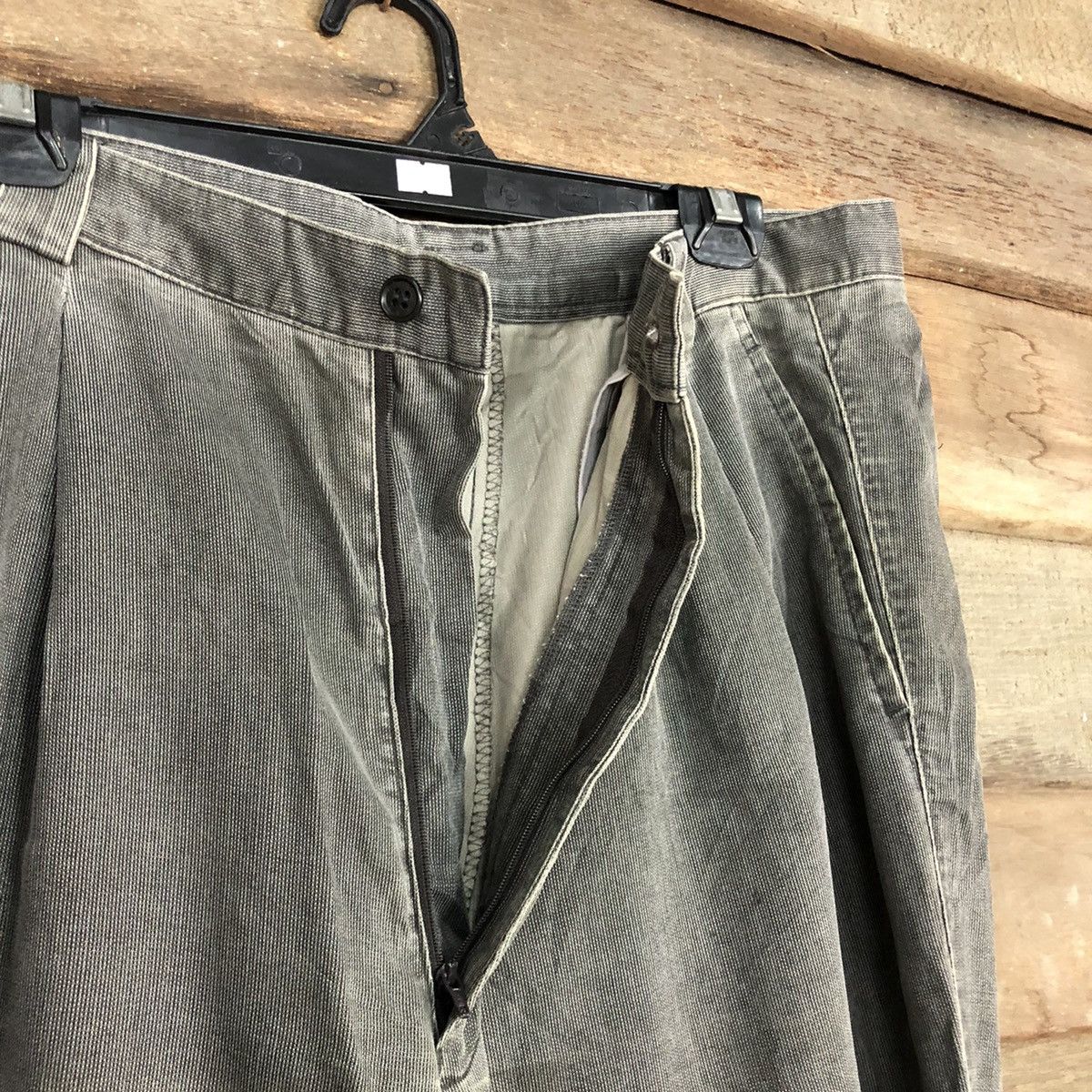 Roberta di Camerino DL Roberta Di Camerino Grey Faded Straight Pants #c1021 Size US 30 / EU 46 - 5 Thumbnail