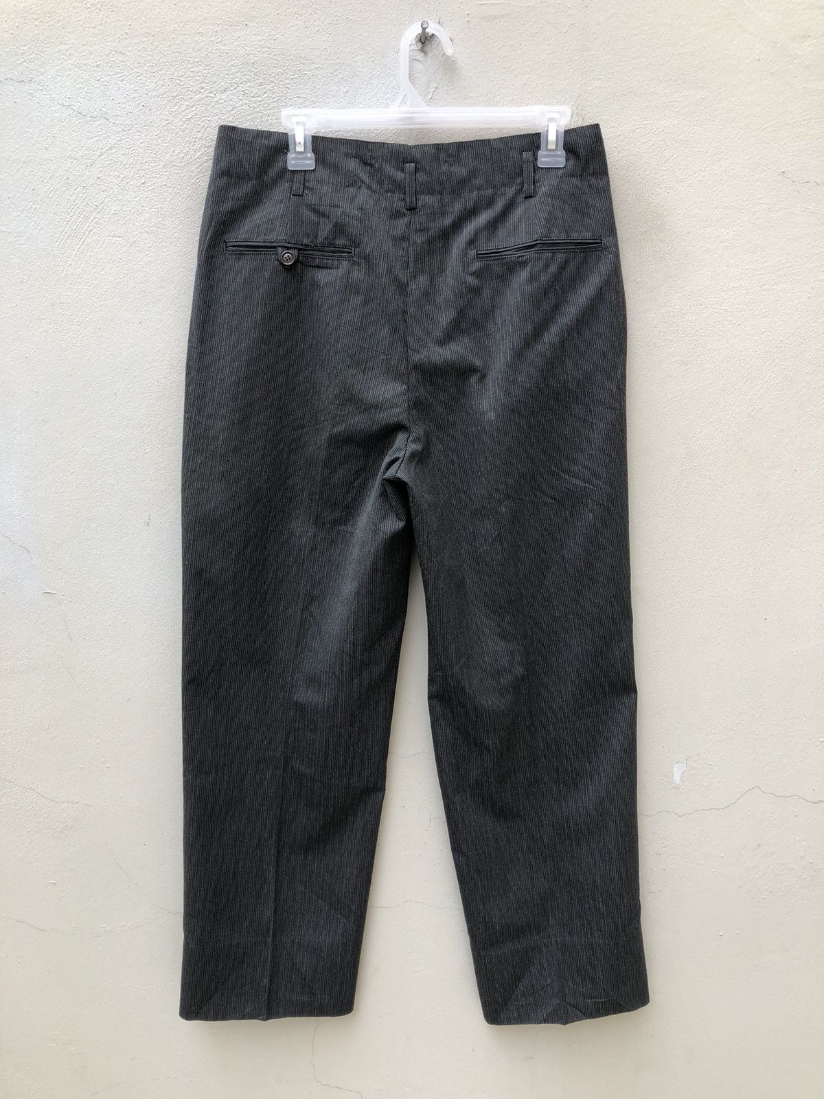 Vintage Vintage 80s Jun Men Japan Pinstripes Trouser Pant Size US 31 - 14 Thumbnail