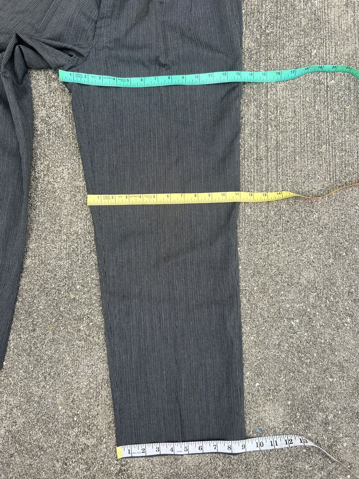 Vintage Vintage 80s Jun Men Japan Pinstripes Trouser Pant Size US 31 - 4 Thumbnail