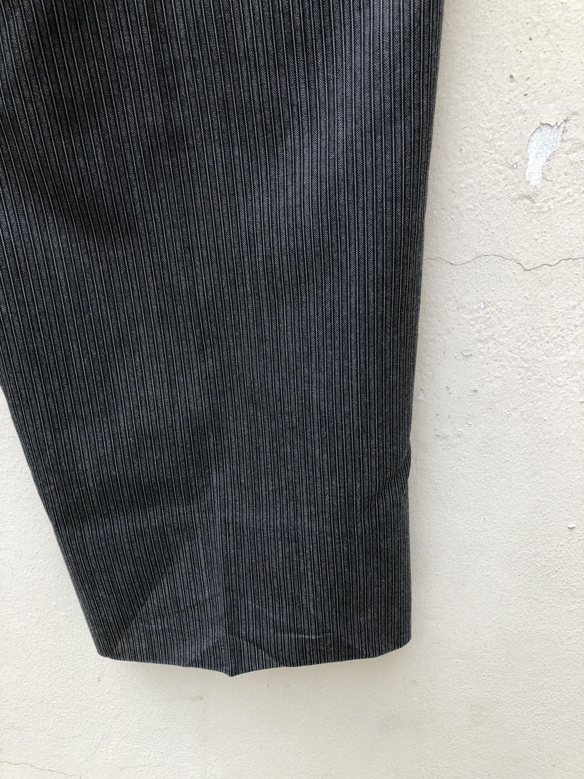 Vintage Vintage 80s Jun Men Japan Pinstripes Trouser Pant Size US 31 - 23 Thumbnail