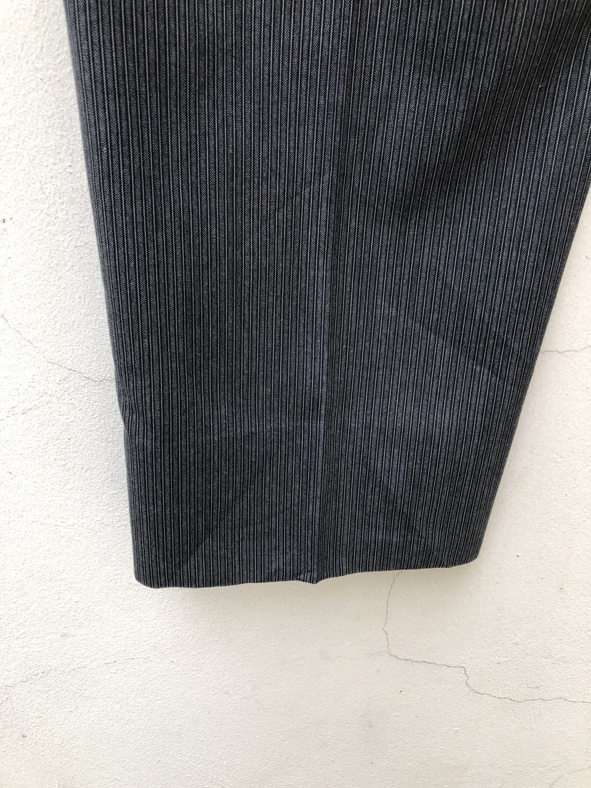 Vintage Vintage 80s Jun Men Japan Pinstripes Trouser Pant Size US 31 - 20 Thumbnail