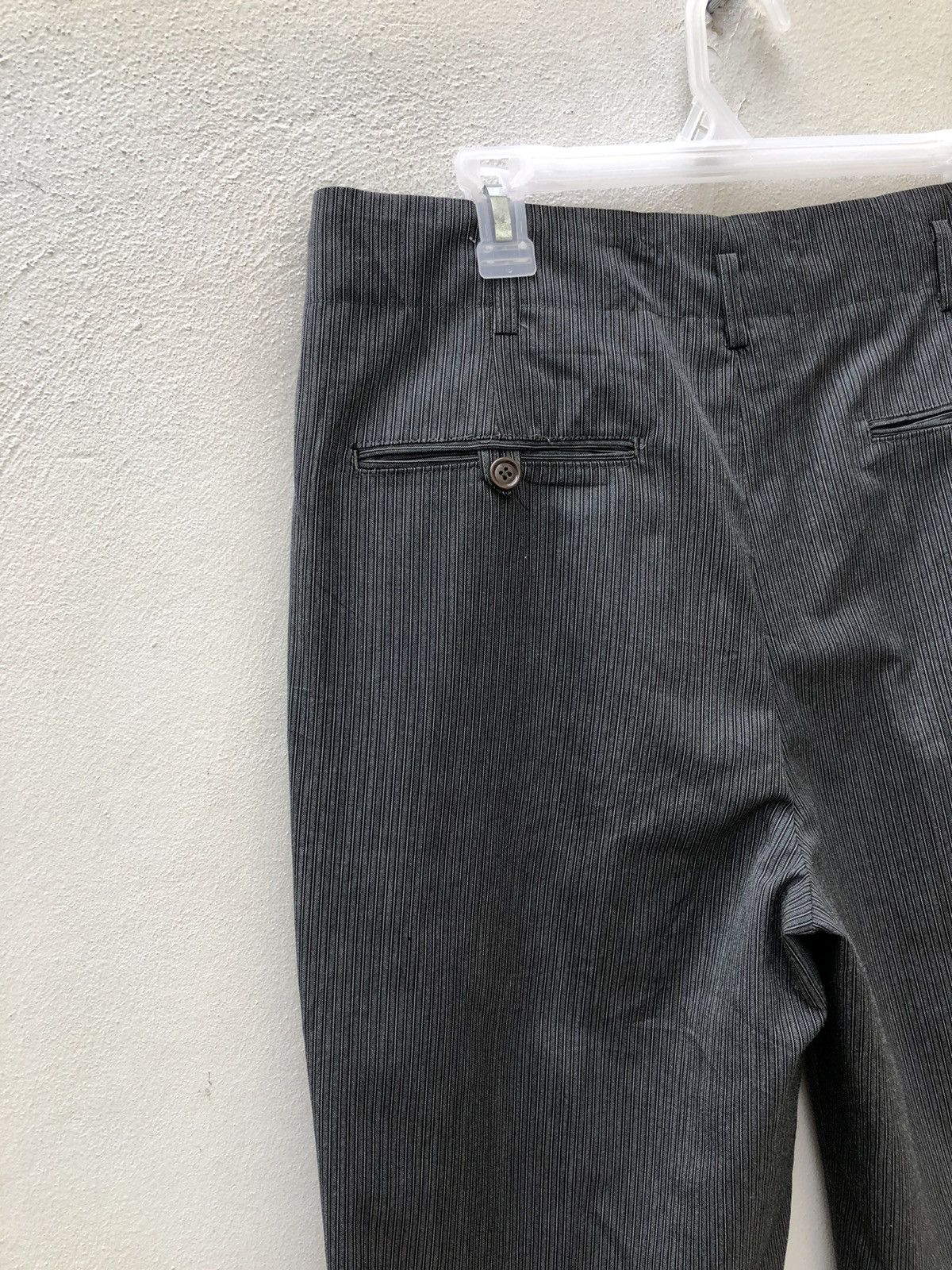 Vintage Vintage 80s Jun Men Japan Pinstripes Trouser Pant Size US 31 - 16 Thumbnail
