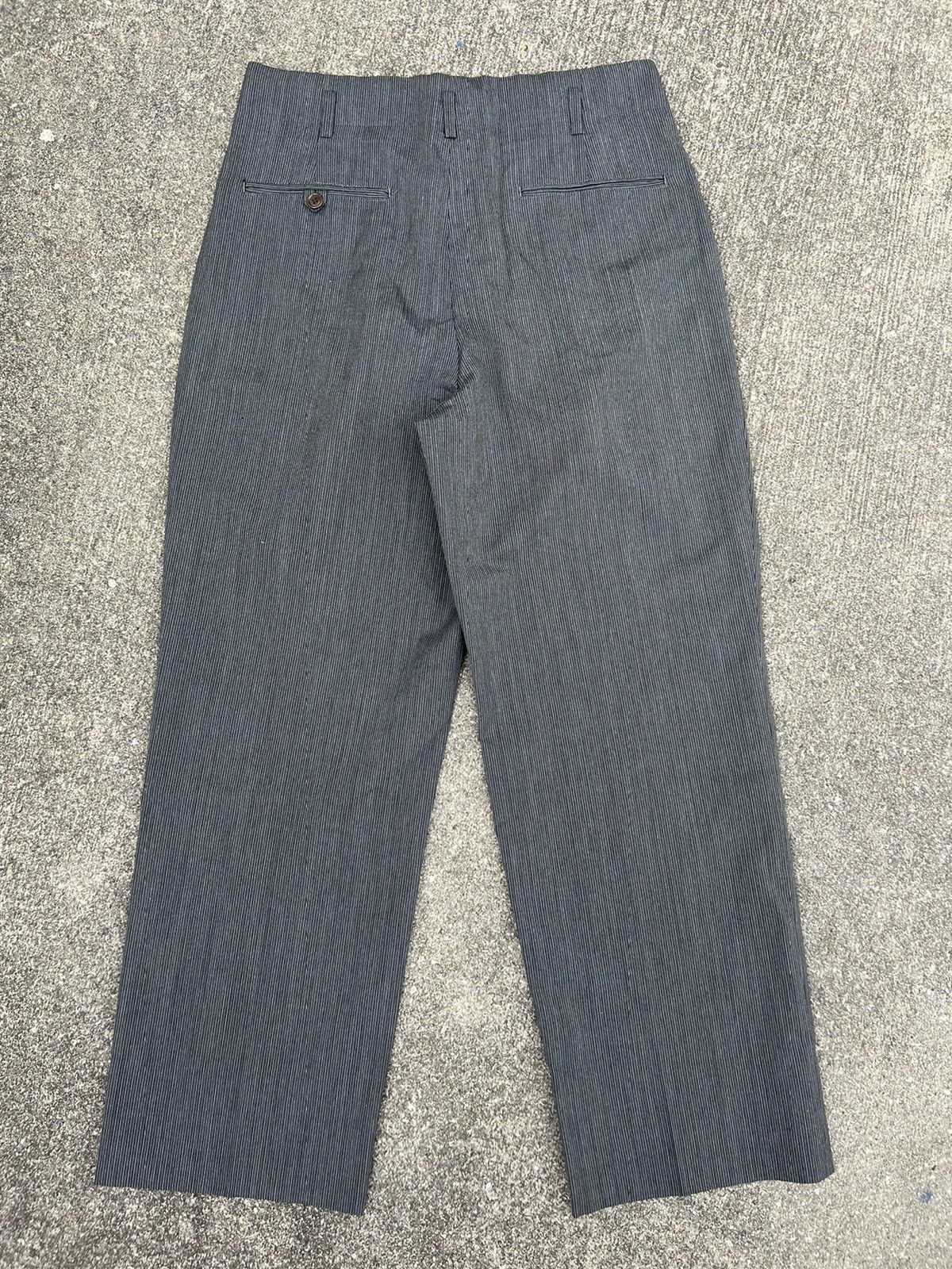 Vintage Vintage 80s Jun Men Japan Pinstripes Trouser Pant Size US 31 - 6 Thumbnail