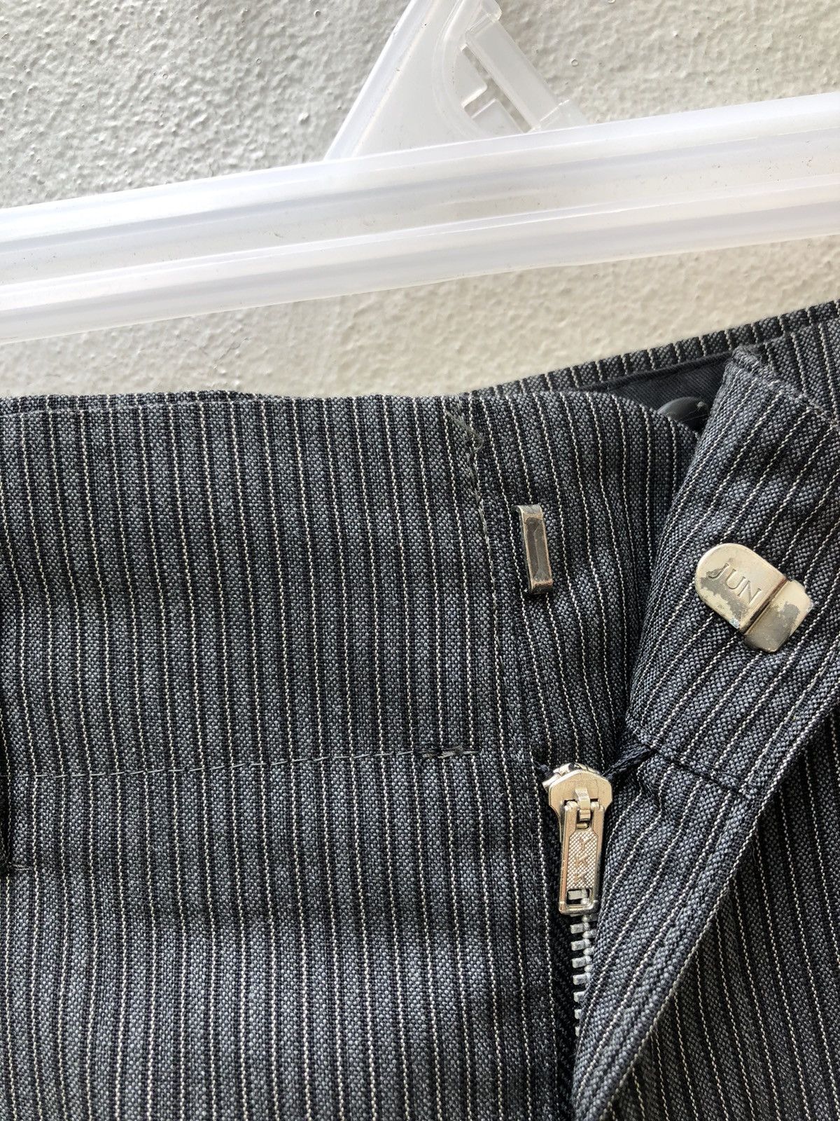 Vintage Vintage 80s Jun Men Japan Pinstripes Trouser Pant Size US 31 - 8 Thumbnail