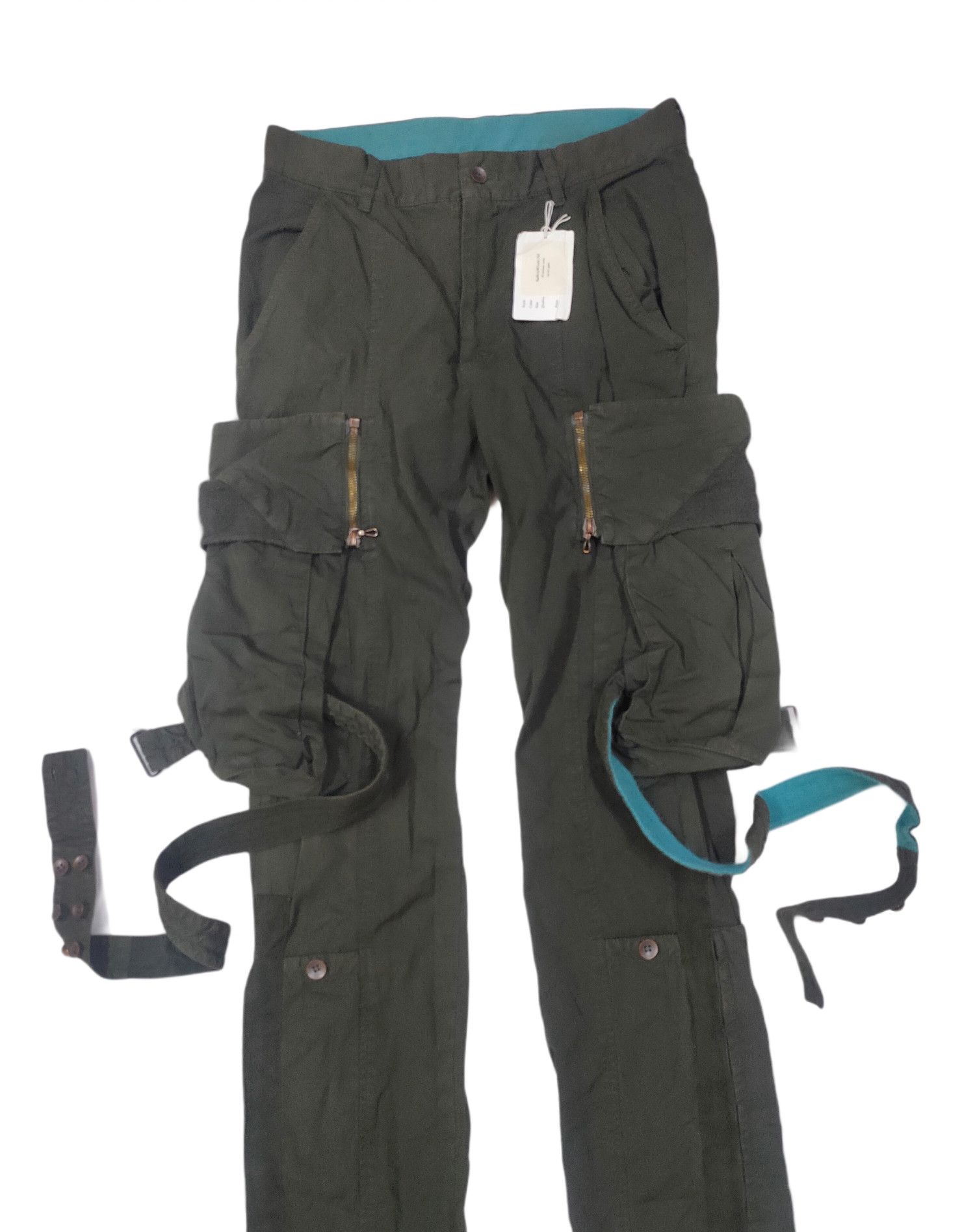 SEMBL 🇯🇵Sembl Japan Parachute Cargo Multipocket Trouser Pants Size US 29 - 2 Thumbnail