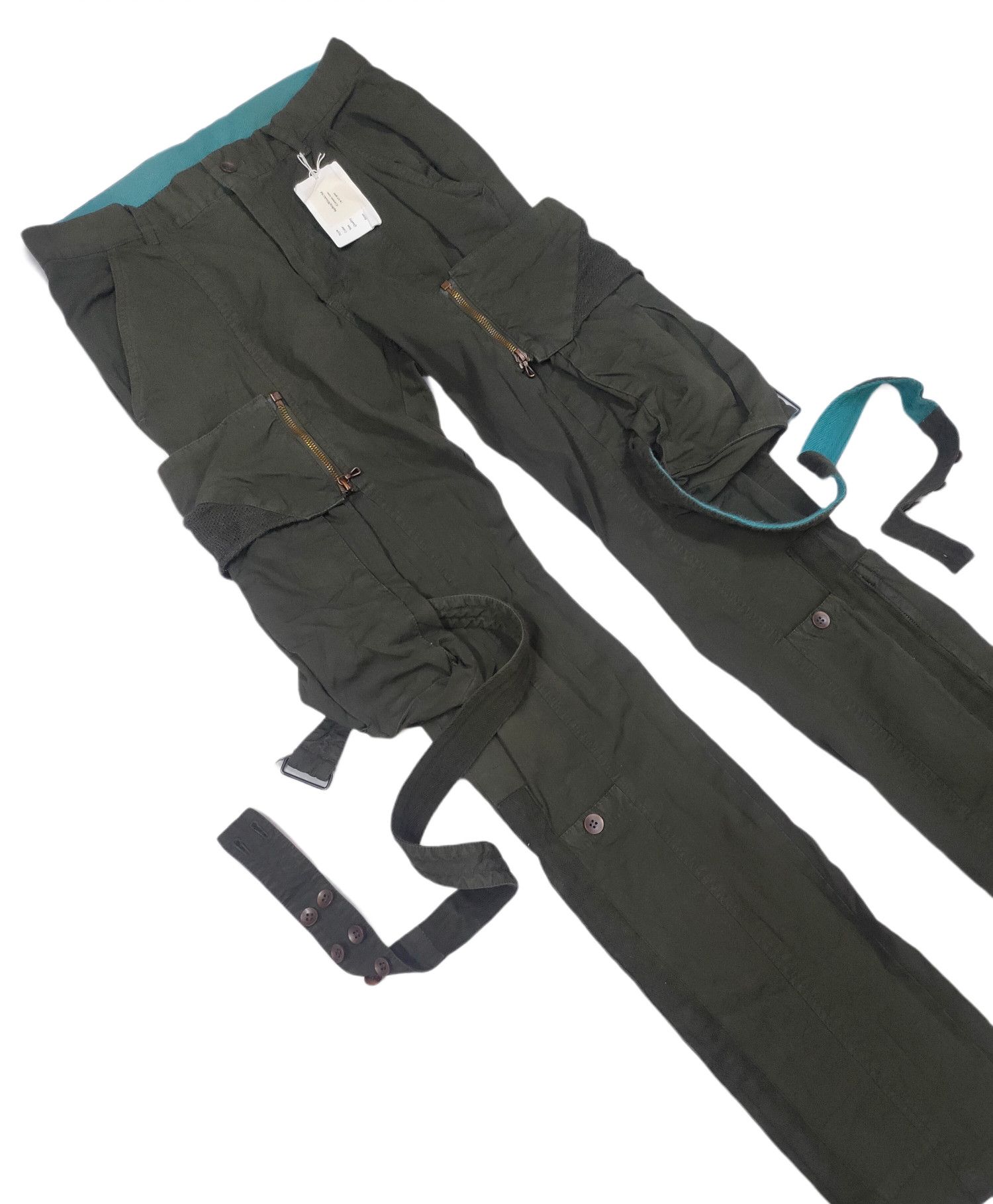 SEMBL 🇯🇵Sembl Japan Parachute Cargo Multipocket Trouser Pants Size US 29 - 3 Thumbnail