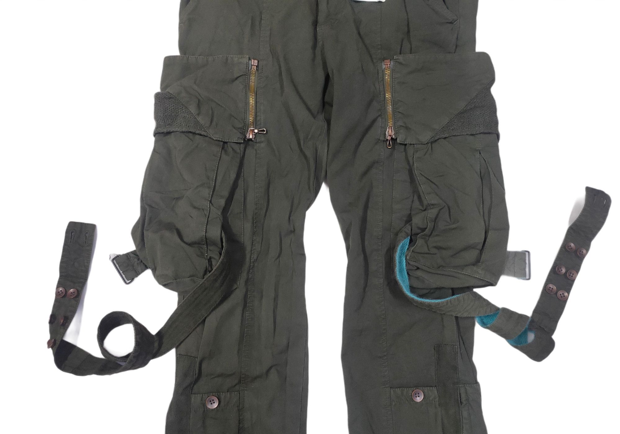 SEMBL 🇯🇵Sembl Japan Parachute Cargo Multipocket Trouser Pants Size US 29 - 8 Thumbnail