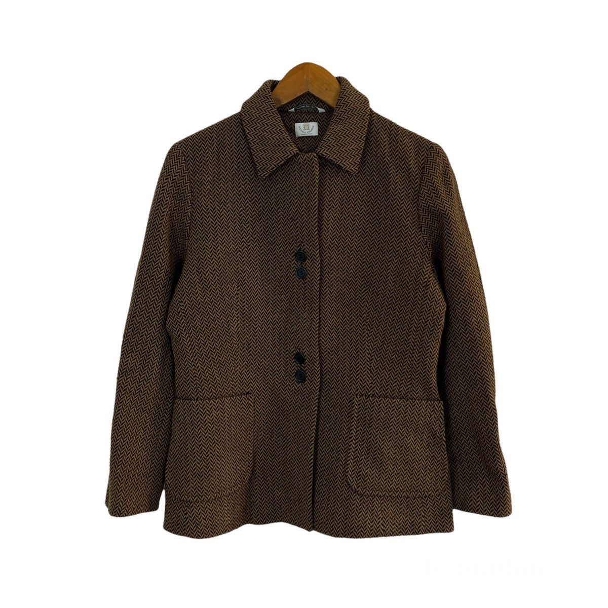 Vintage VINTAGE OTTIMO BRACCIO MADE IN ITALY HERRINGBONE WOOL Size US S / EU 44-46 / 1 - 1 Thumbnail