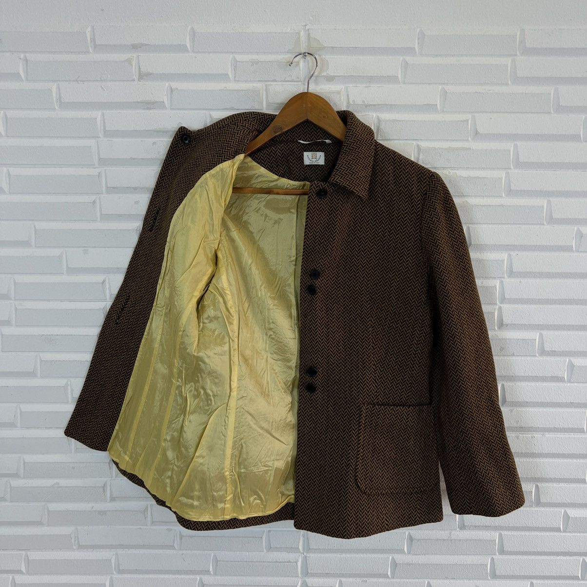Vintage VINTAGE OTTIMO BRACCIO MADE IN ITALY HERRINGBONE WOOL Size US S / EU 44-46 / 1 - 10 Thumbnail