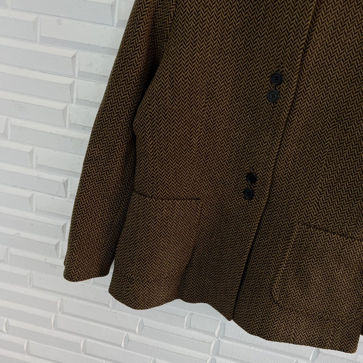 Vintage VINTAGE OTTIMO BRACCIO MADE IN ITALY HERRINGBONE WOOL Size US S / EU 44-46 / 1 - 4 Thumbnail