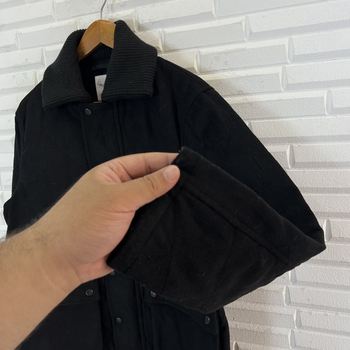Japanese Brand ICONIC ULTIMATE BLACK DOUBLE COLLAR J.WANDERSON UNIQLO JAPAN Size US M / EU 48-50 / 2 - 7 Thumbnail