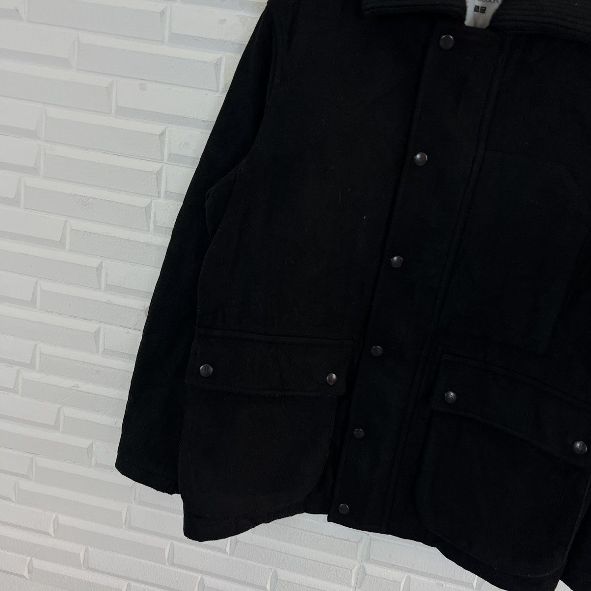 Japanese Brand ICONIC ULTIMATE BLACK DOUBLE COLLAR J.WANDERSON UNIQLO JAPAN Size US M / EU 48-50 / 2 - 4 Thumbnail