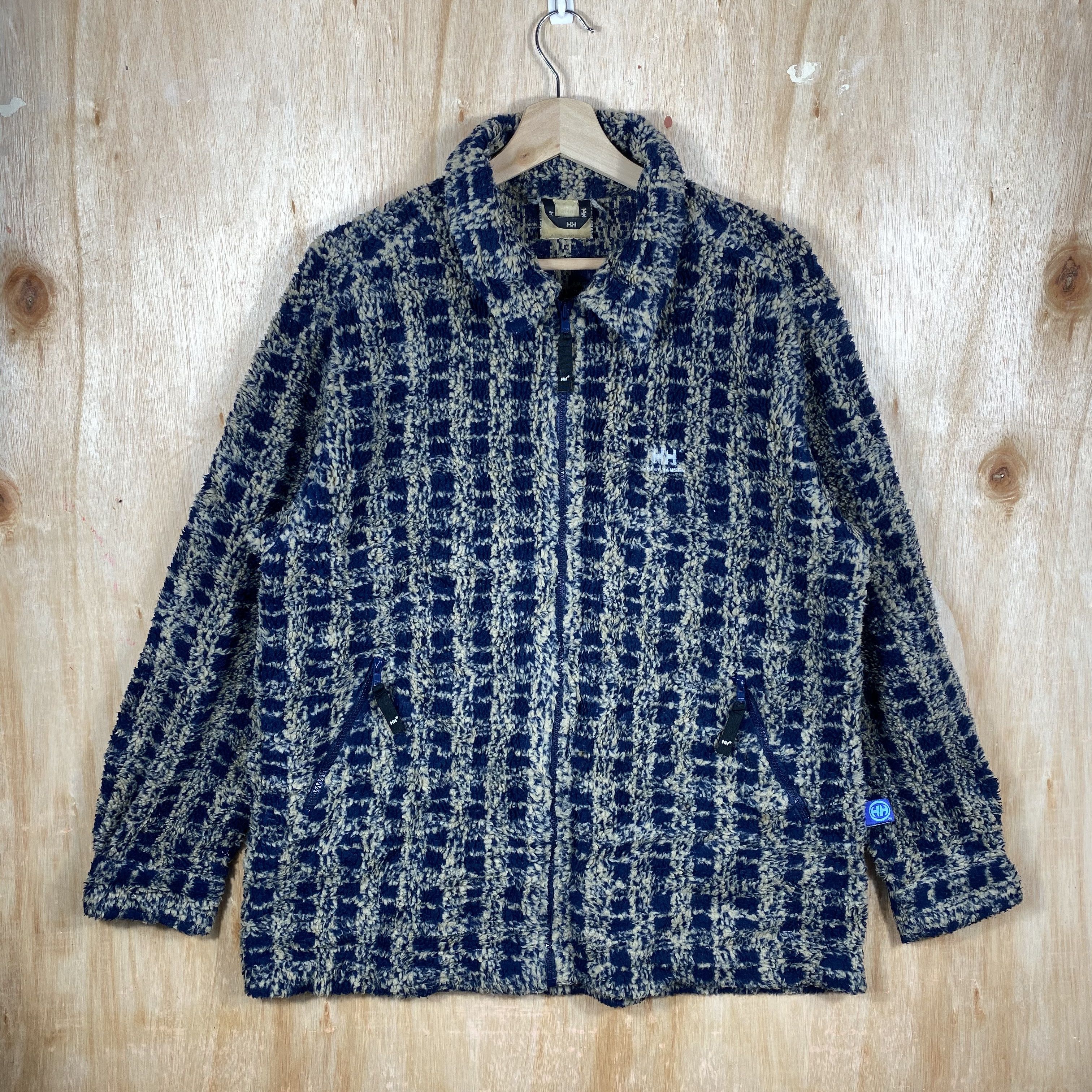 Helly Hansen × Vintage Vintage Helly Hansen Printed Fleece Jacket Size US M / EU 48-50 / 2 - 2 Thumbnail