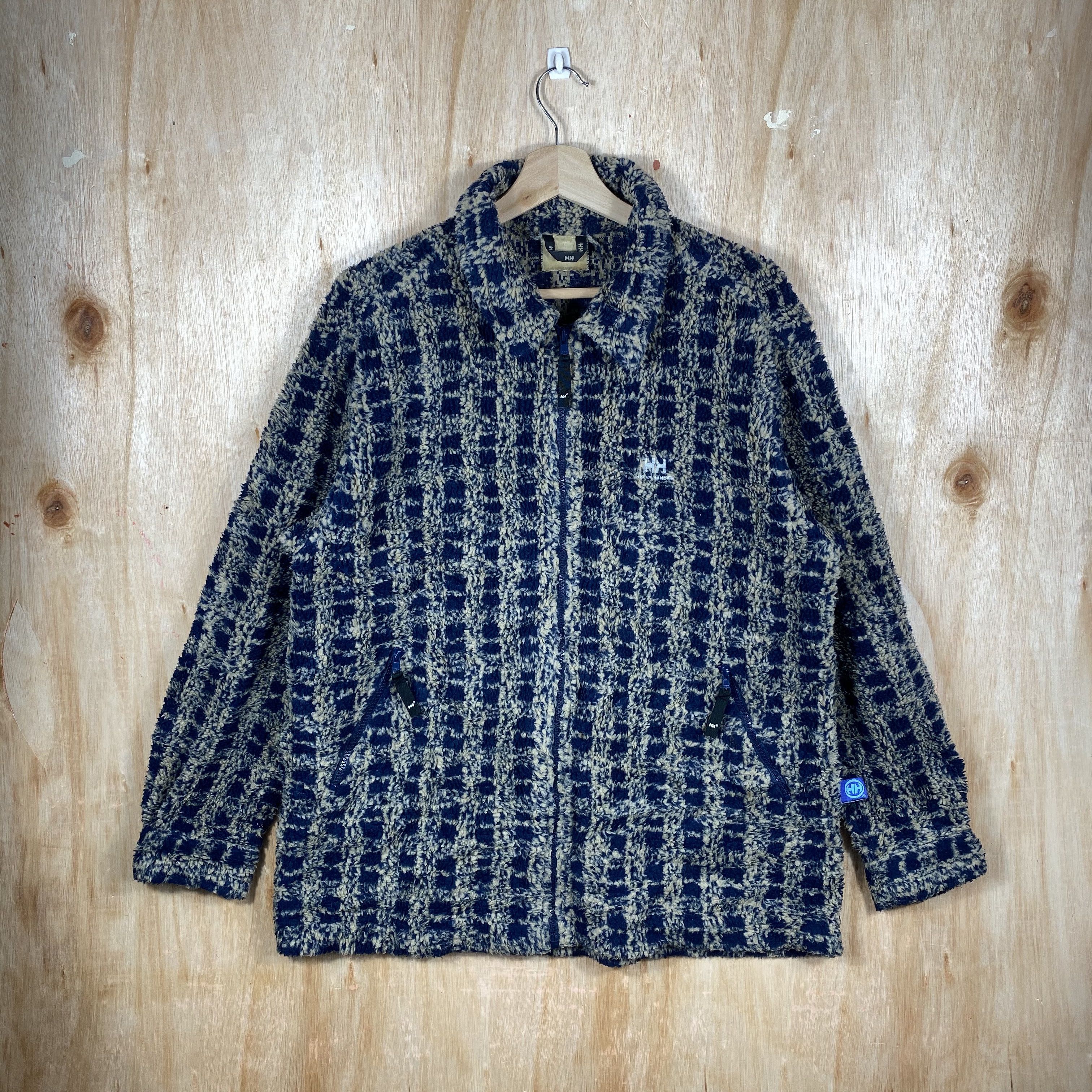 Helly Hansen × Vintage Vintage Helly Hansen Printed Fleece Jacket Size US M / EU 48-50 / 2 - 1 Thumbnail