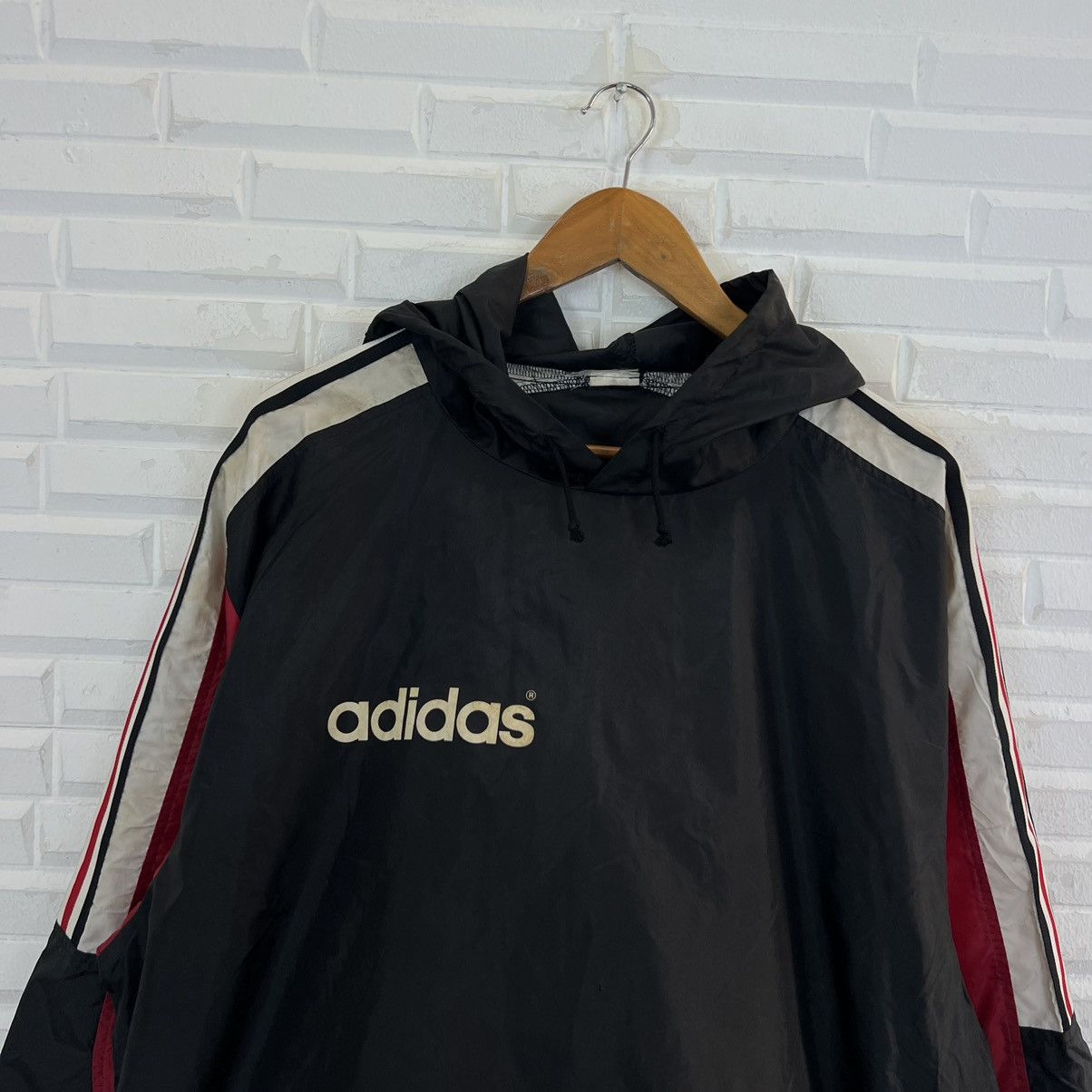 Adidas VINTAGE ADIDAS BIG LOGO COACH JACKET BY DESCENTE Size US L / EU 52-54 / 3 - 3 Thumbnail