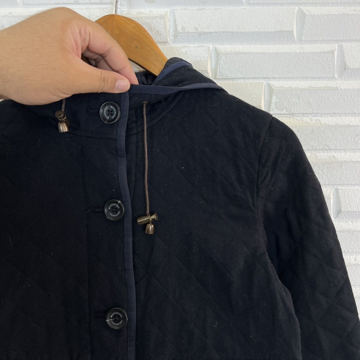 Japanese Brand VINTAGE MACKINTOSH PHILOSOPHY QUILTED LONG JACKET HOODIE Size US M / EU 48-50 / 2 - 6 Thumbnail