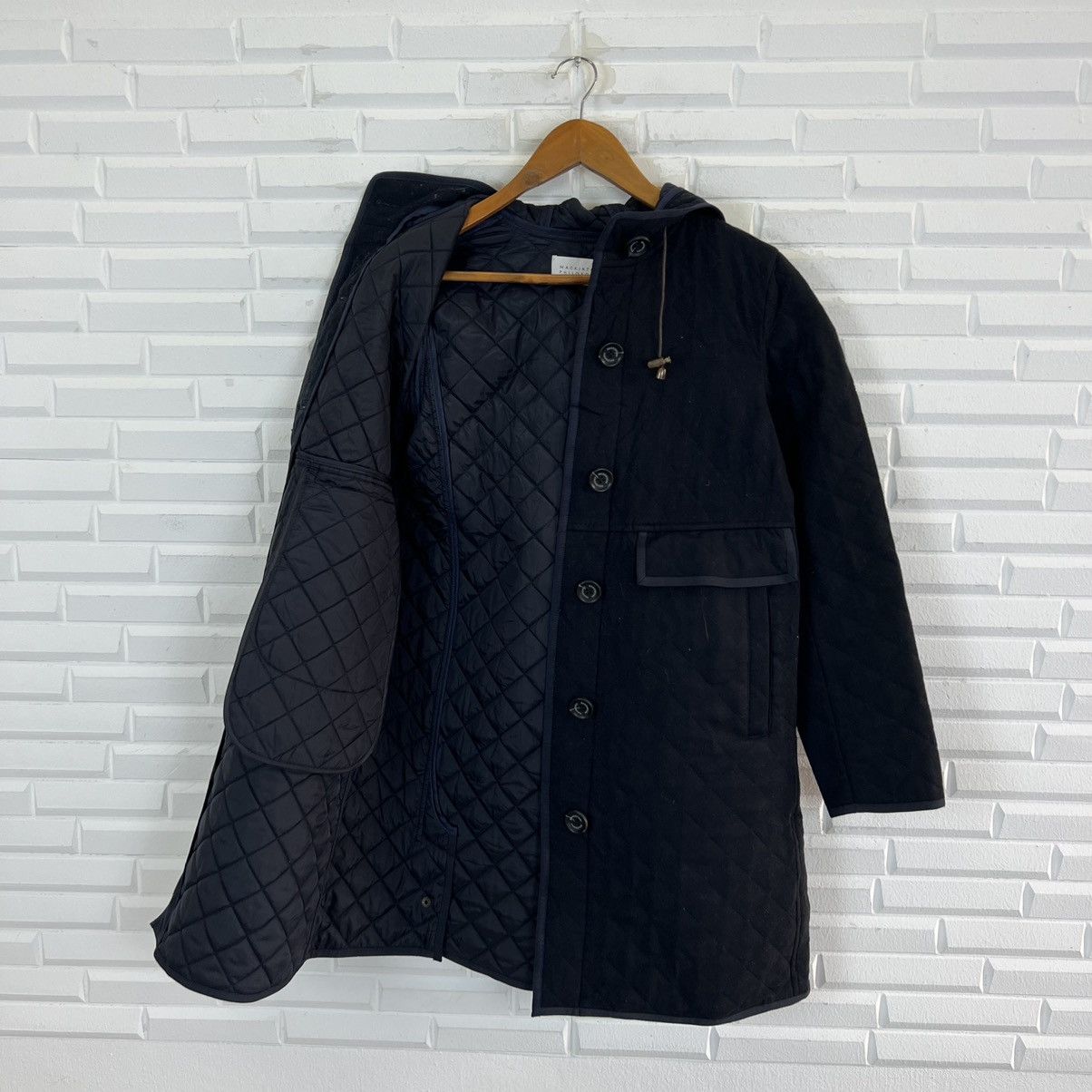 Japanese Brand VINTAGE MACKINTOSH PHILOSOPHY QUILTED LONG JACKET HOODIE Size US M / EU 48-50 / 2 - 11 Thumbnail