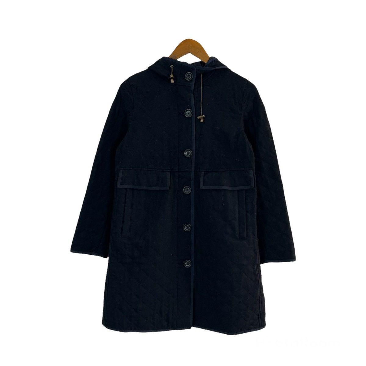 Japanese Brand VINTAGE MACKINTOSH PHILOSOPHY QUILTED LONG JACKET HOODIE Size US M / EU 48-50 / 2 - 1 Thumbnail