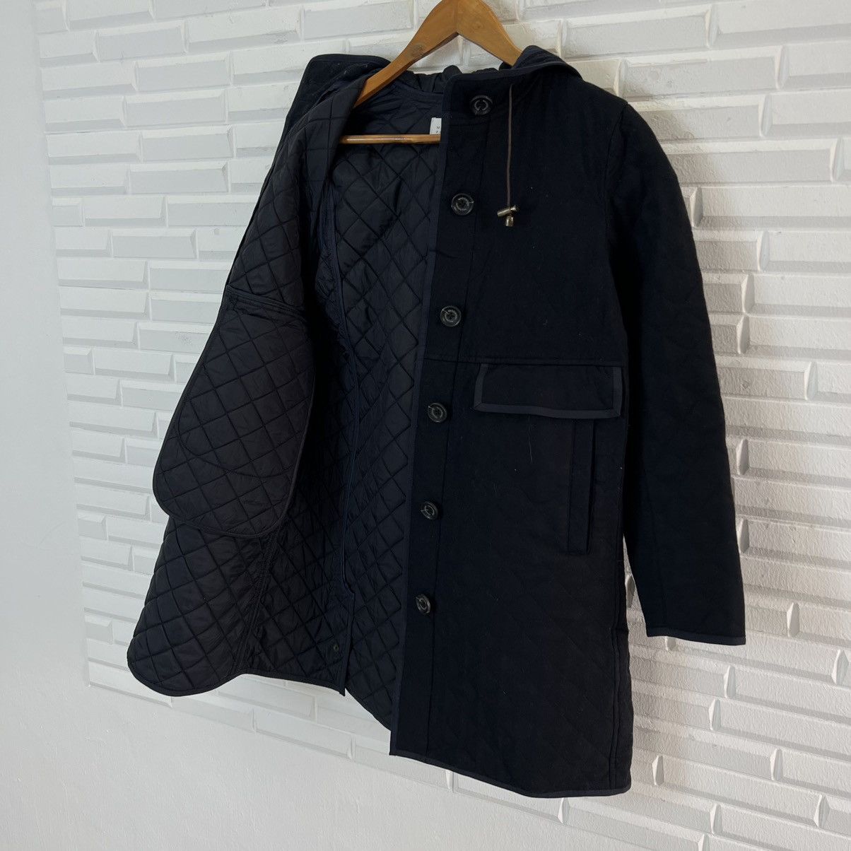 Japanese Brand VINTAGE MACKINTOSH PHILOSOPHY QUILTED LONG JACKET HOODIE Size US M / EU 48-50 / 2 - 12 Thumbnail