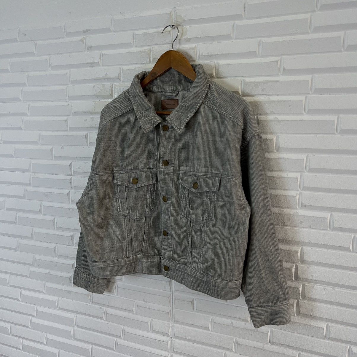 Japanese Brand VINTAGE CROPPED TRUCKER DENIM JACKET EARTH MUSIC & ECOLOGY Size US M / EU 48-50 / 2 - 2 Thumbnail