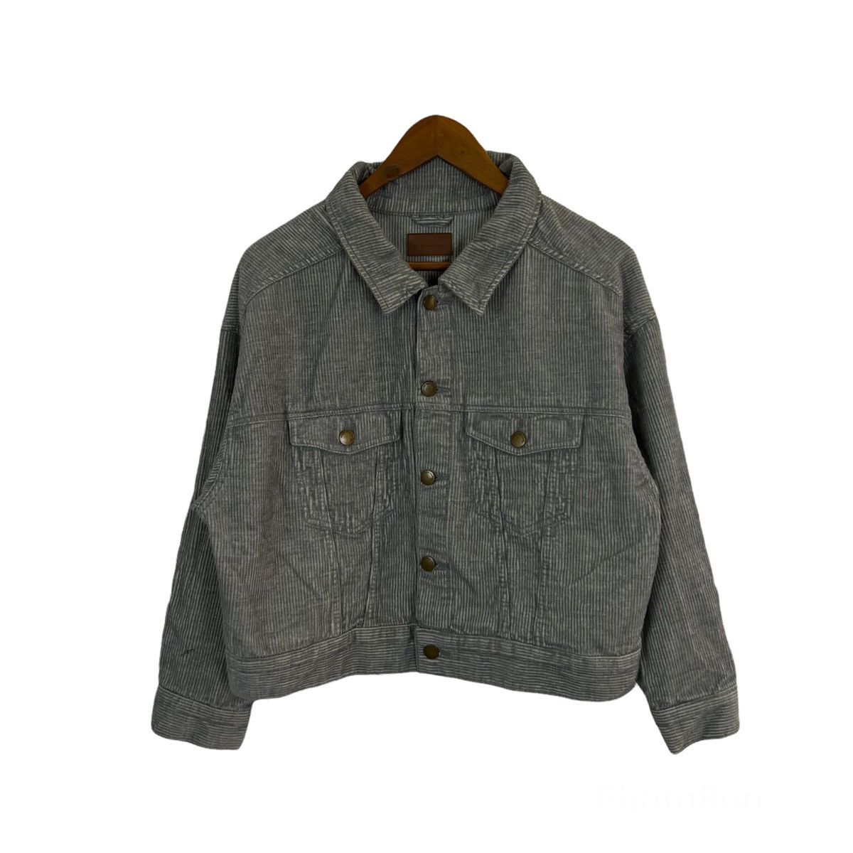 Japanese Brand VINTAGE CROPPED TRUCKER DENIM JACKET EARTH MUSIC & ECOLOGY Size US M / EU 48-50 / 2 - 1 Thumbnail