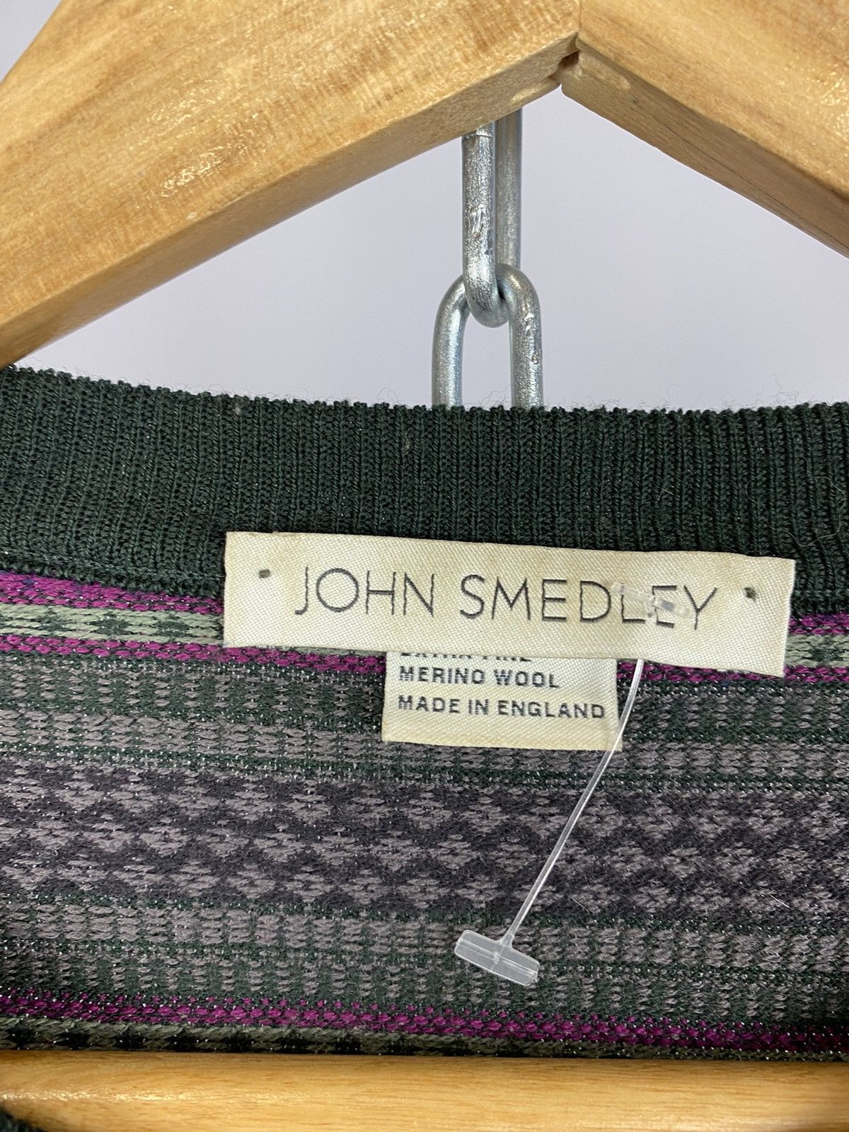 John Smedley John Smedley luxury sweater streetwear multicolour size L Size US L / EU 52-54 / 3 - 3 Thumbnail