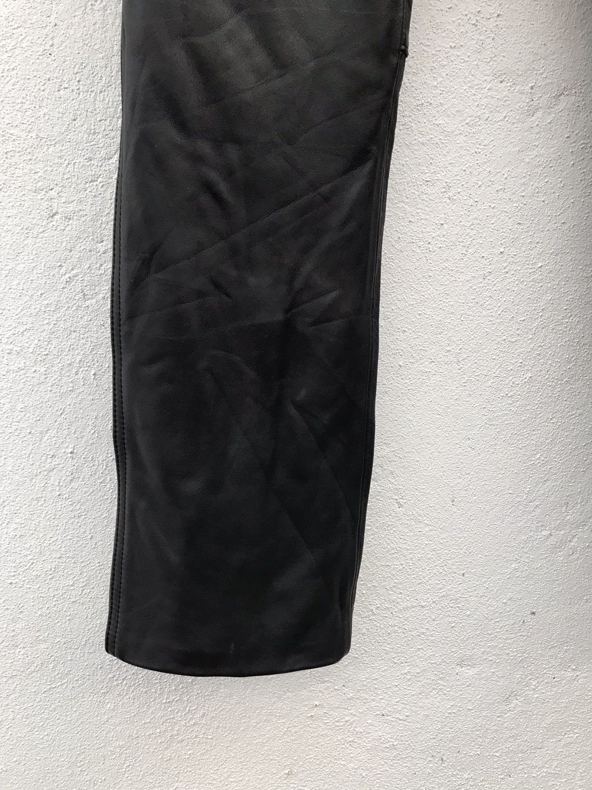 Japanese Brand × Leather × Vintage Vintage Echtes Leder Leather Pant Size US 26 / EU 42 - 3 Thumbnail