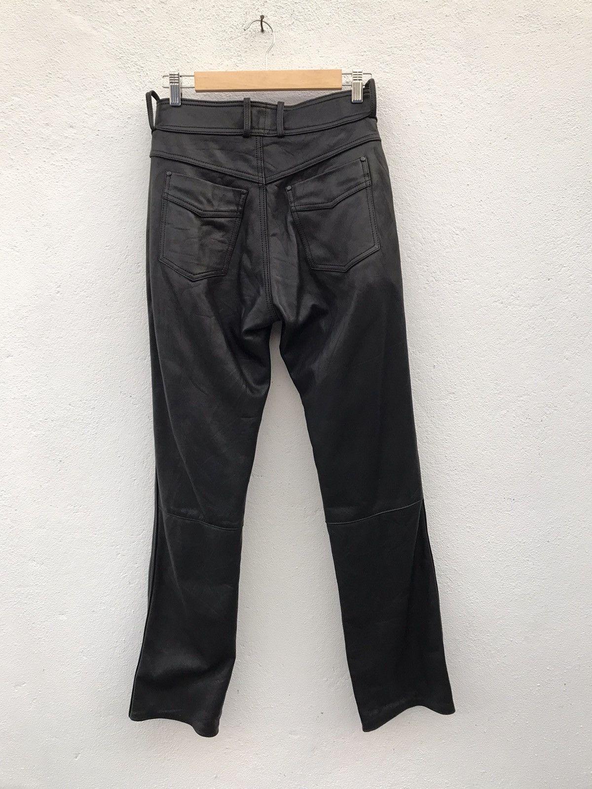 Japanese Brand × Leather × Vintage Vintage Echtes Leder Leather Pant Size US 26 / EU 42 - 6 Thumbnail