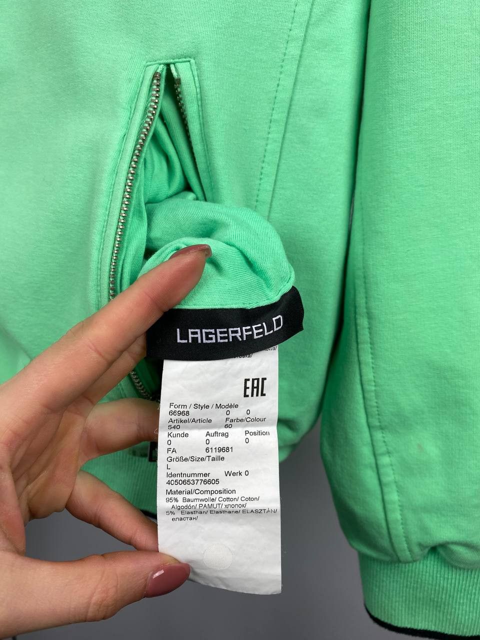 Karl Lagerfeld Karl Lagerfeld 2 in 1 black green bombers size L Size US L / EU 52-54 / 3 - 4 Thumbnail
